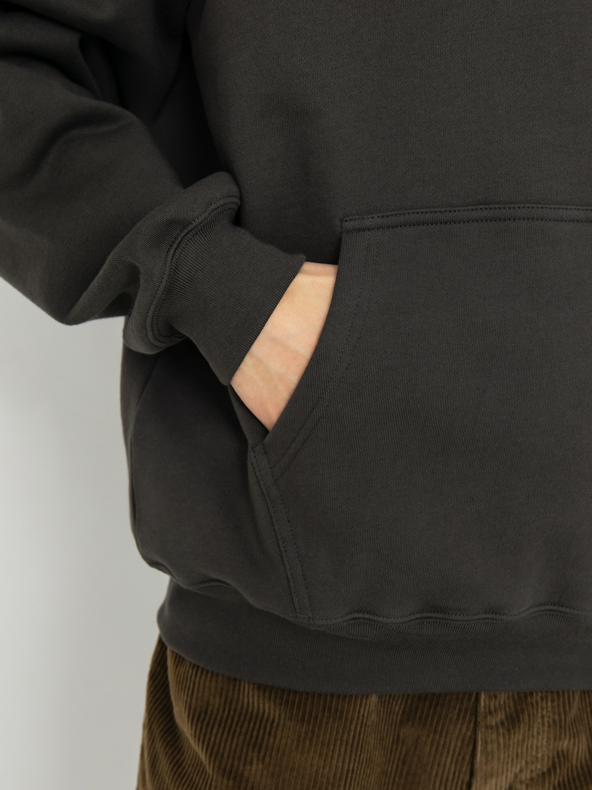 Polar Skate Stroke Logo Dave HD Kapucnis pulóver (dirty black)