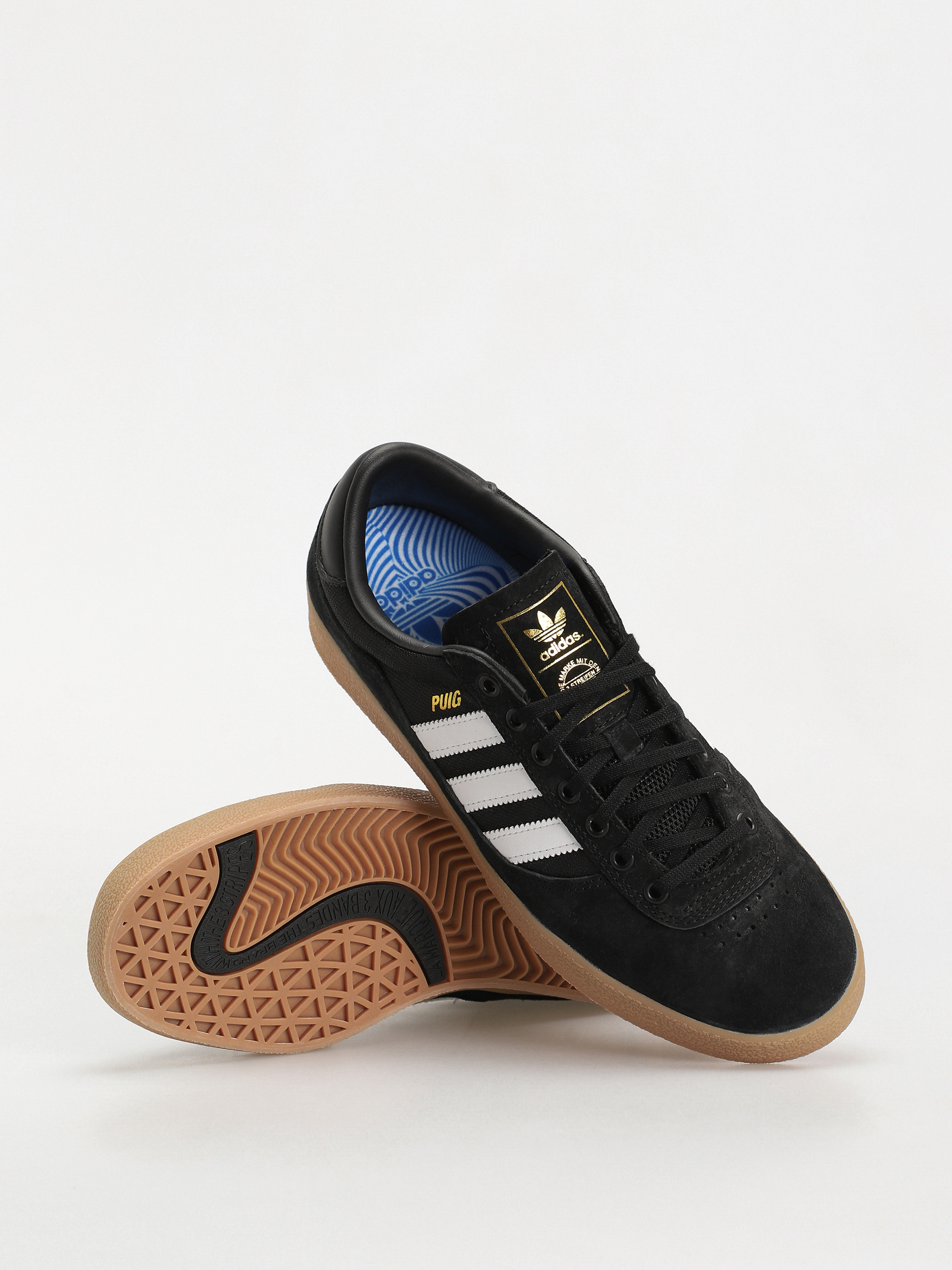adidas Puig Indoor Cipők (cblack/ftwwht/gum4)