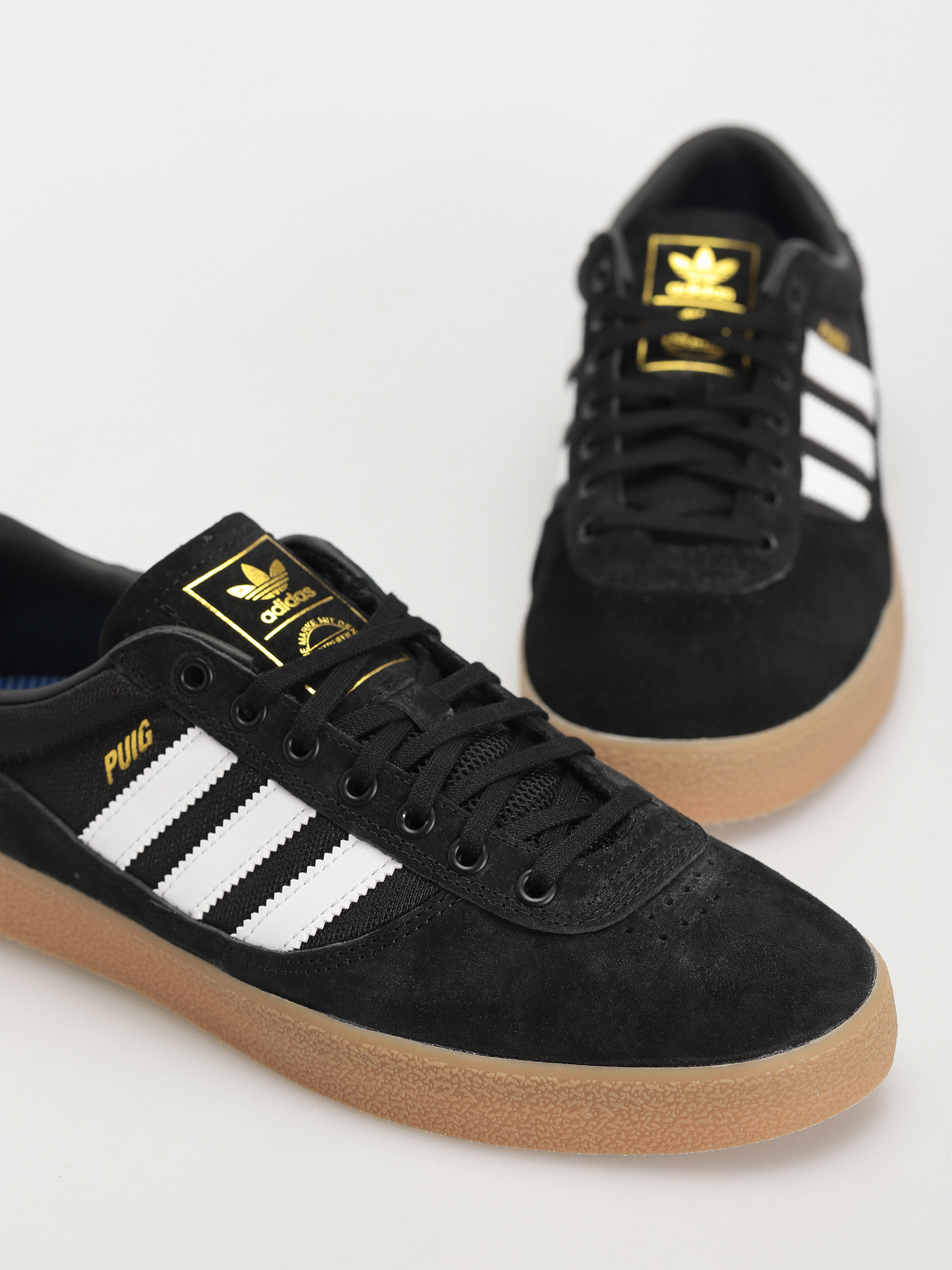 adidas Puig Indoor Cipők (cblack/ftwwht/gum4)