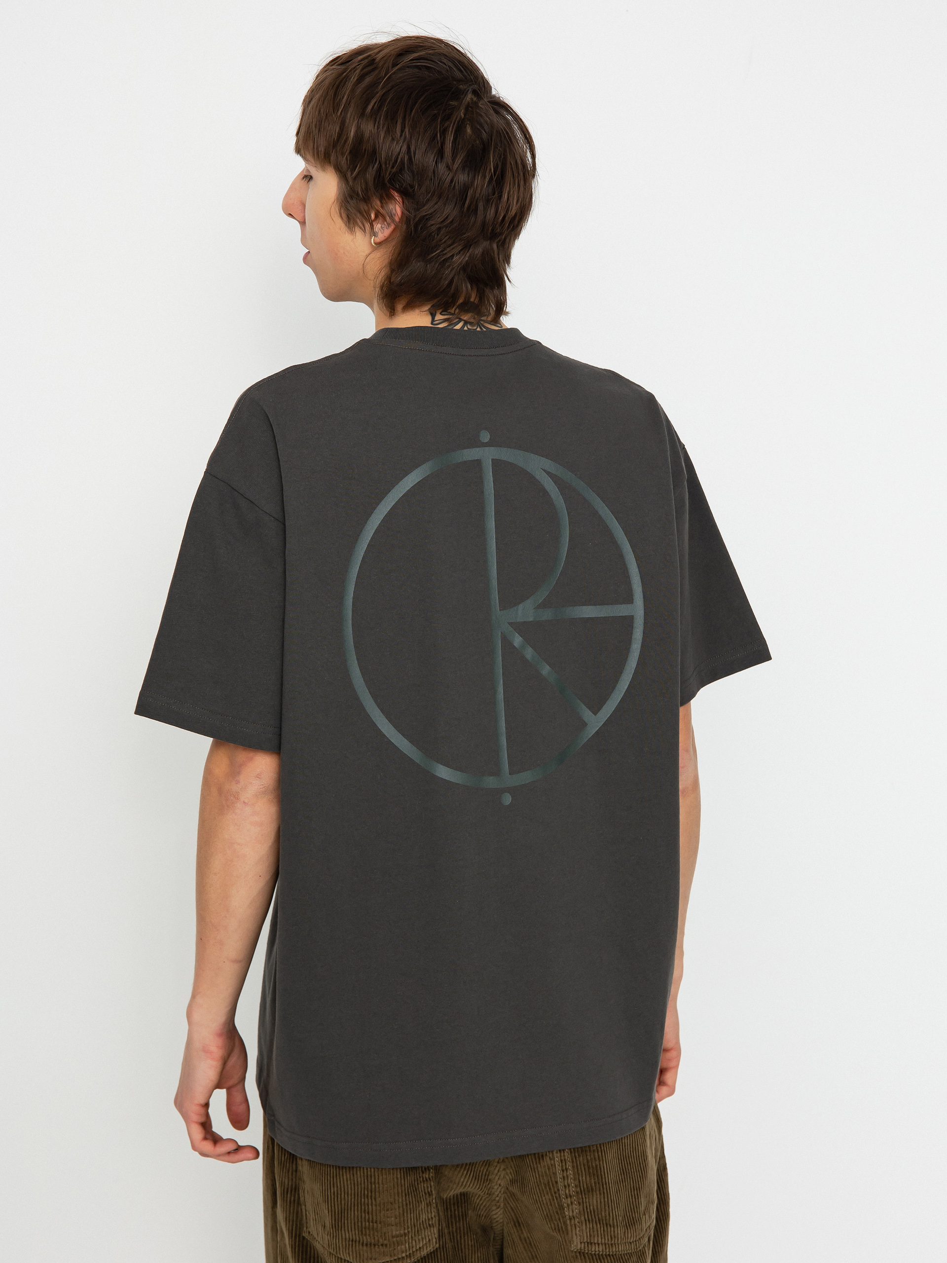 Polar Skate Stroke Logo Póló (dirty black)