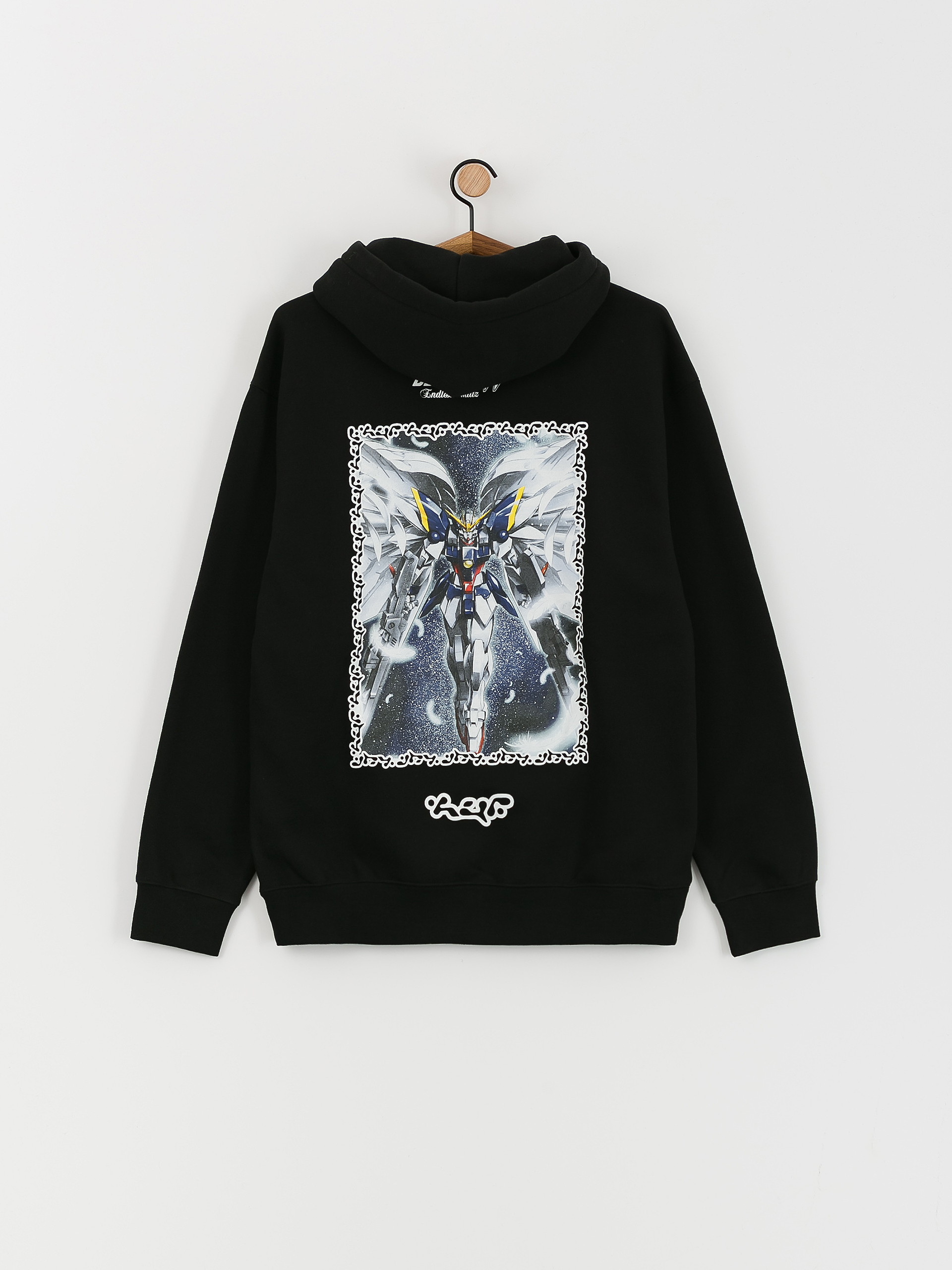 HUF Gundam Wing HD Kapucnis pulóver (black)