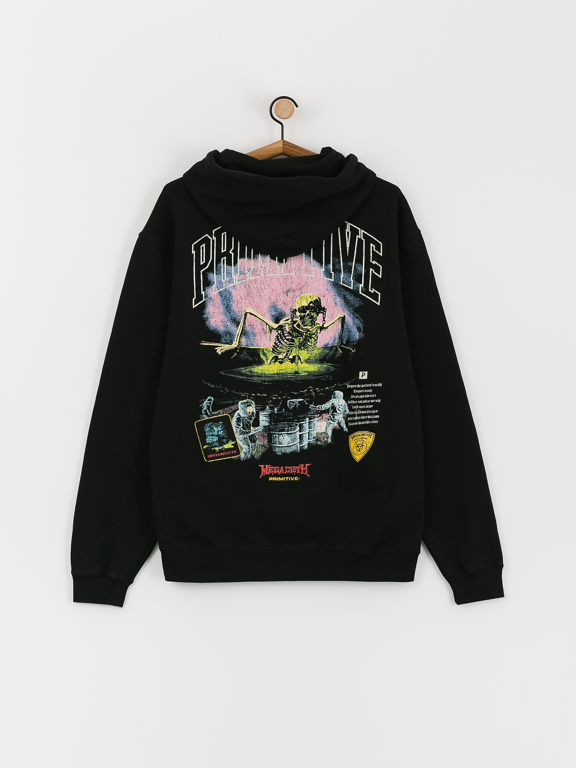 Primitive Birth HD Kapucnis pulóver (black)