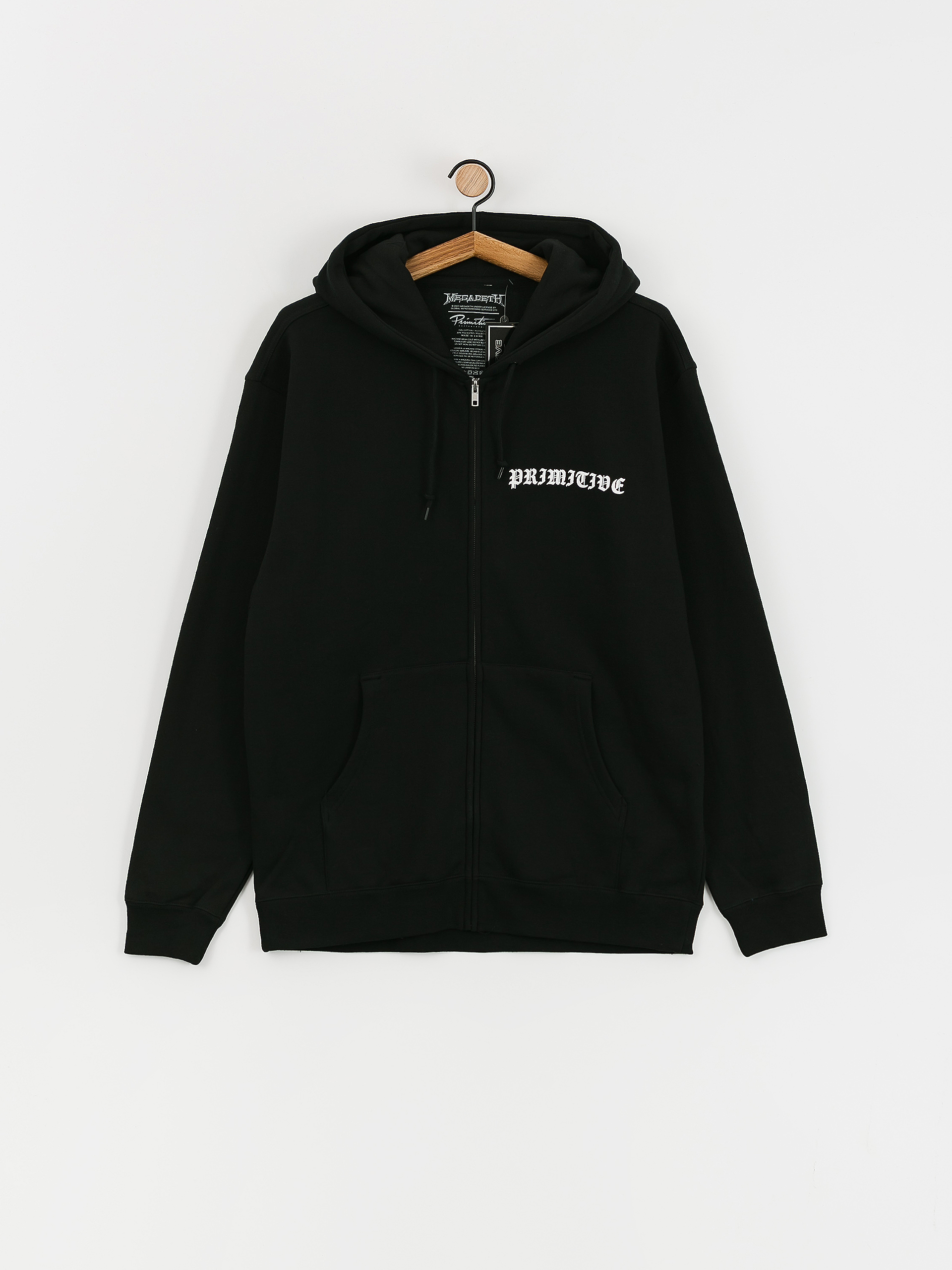 Primitive United ZHD Kapucnis pulóver (black)