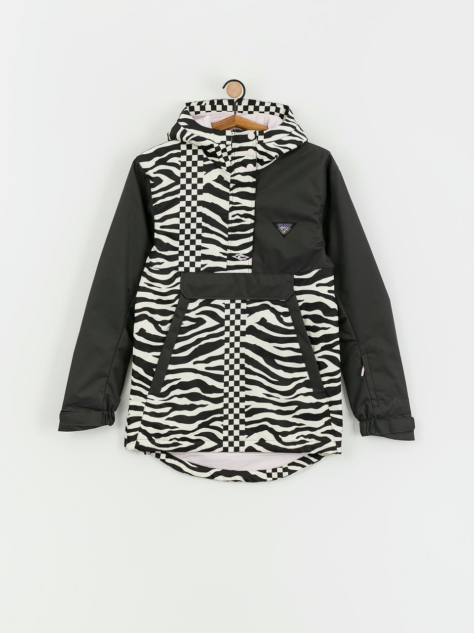 Rip Curl Rider Anorak Snowboard dzseki Wmn (washed black)