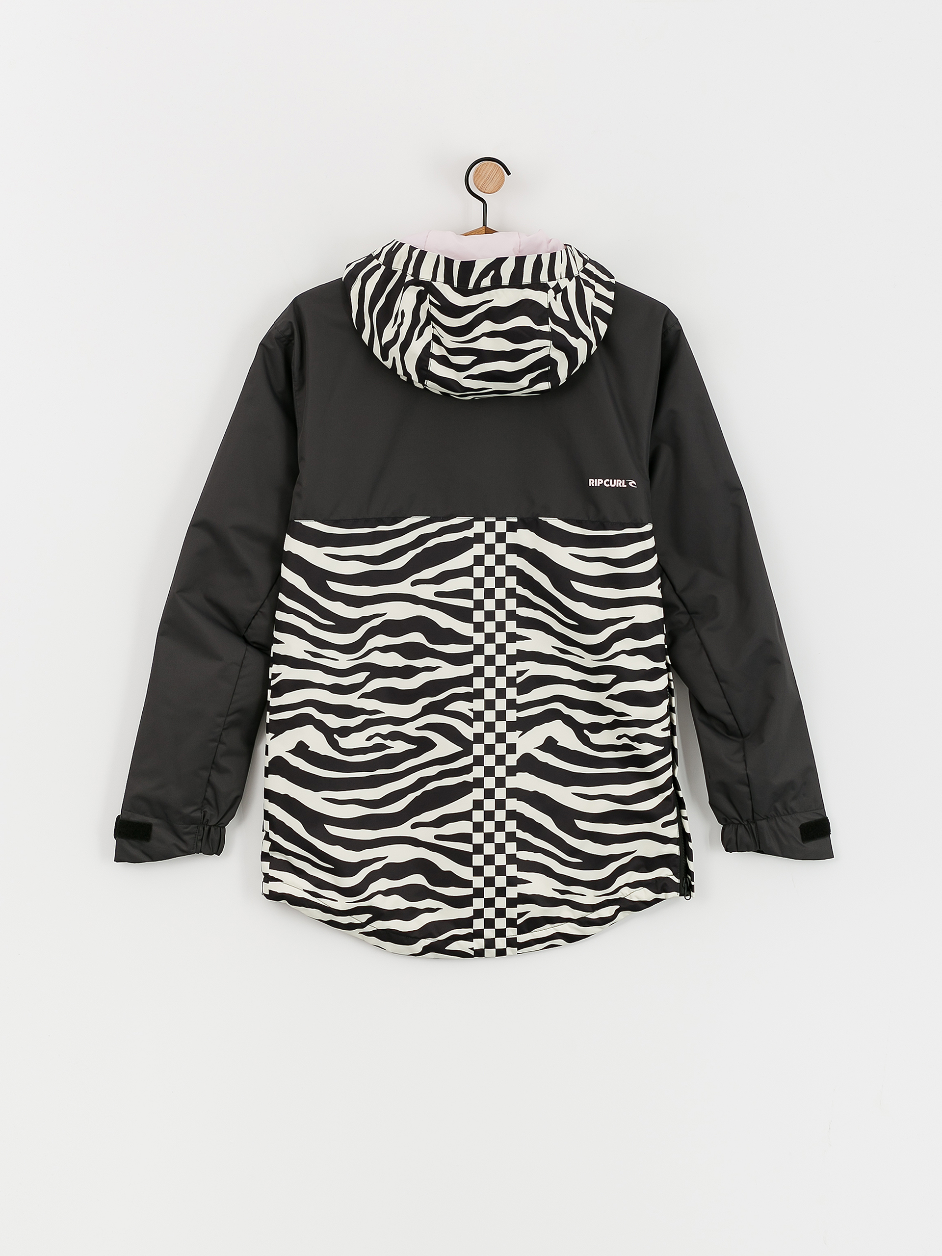 Női Rip Curl Rider Anorak Snowboard dzseki (washed black)