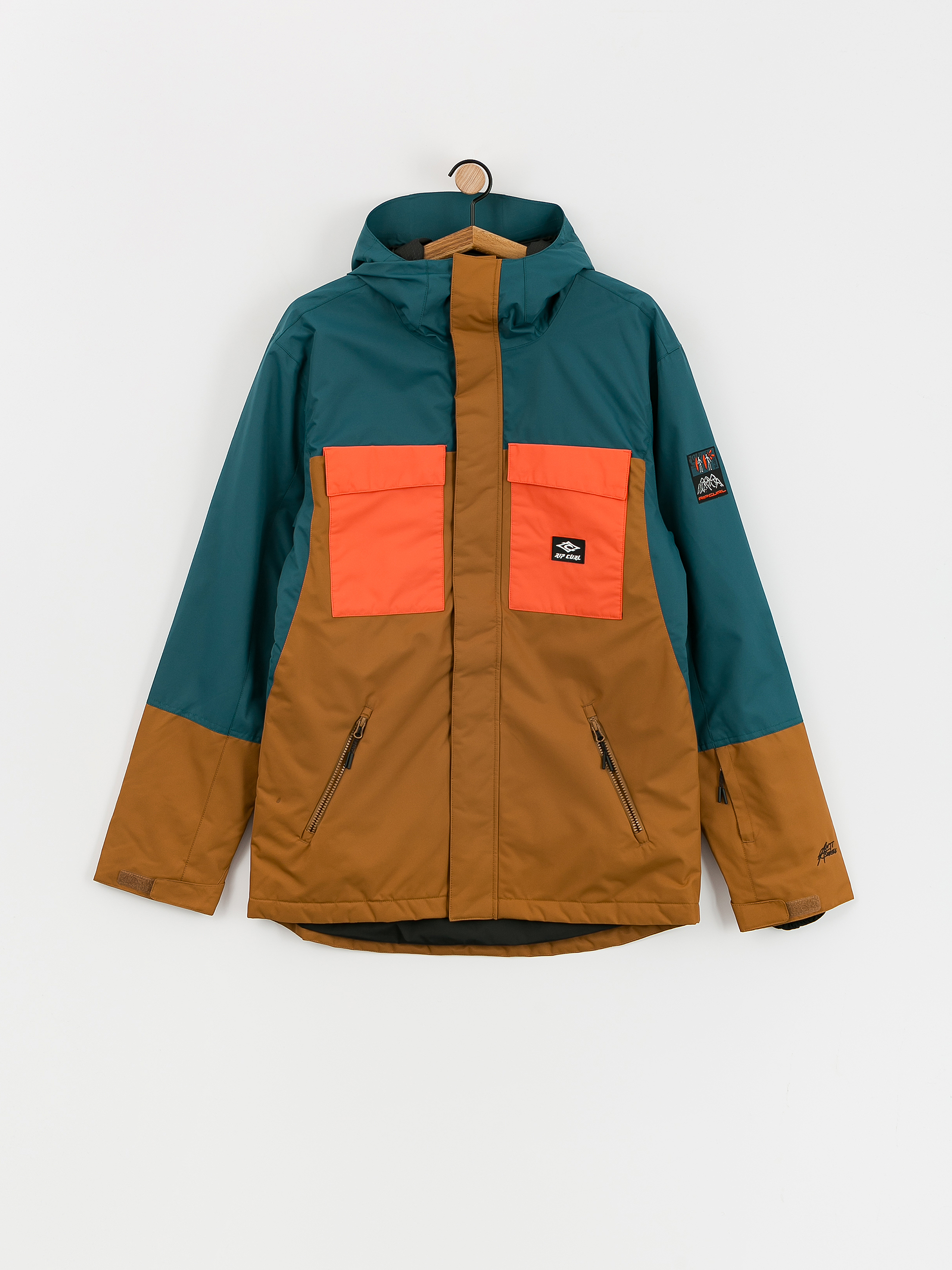 Férfi Rip Curl Pinnacle Snowboard dzseki (blue green)