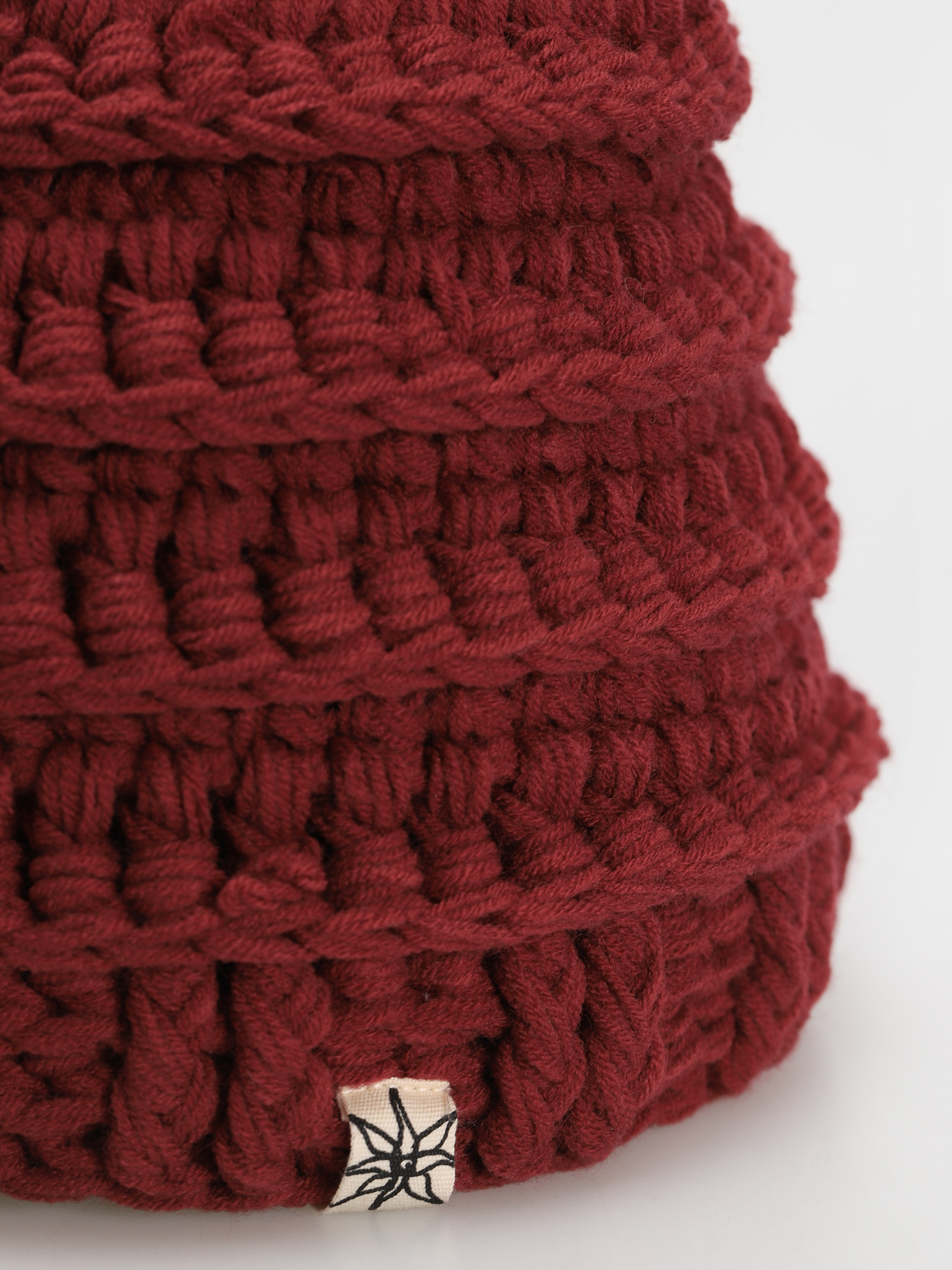 Volcom Rav Crochet Knit Sapka (maroon)