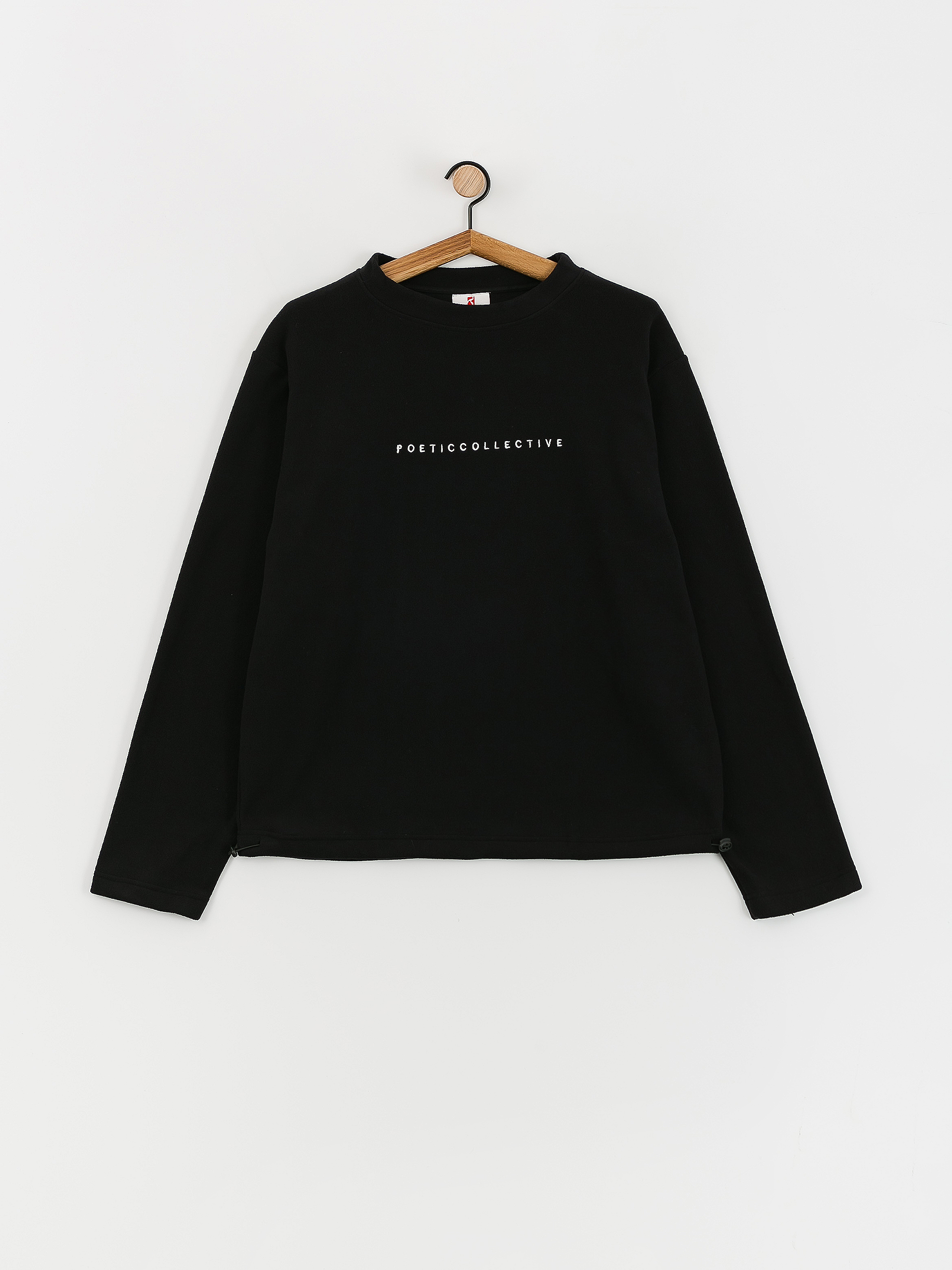 Poetic Collective Fleece Crew Pulóver (black)