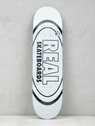 Real Classic Oval Gördeszka lap (white/black)