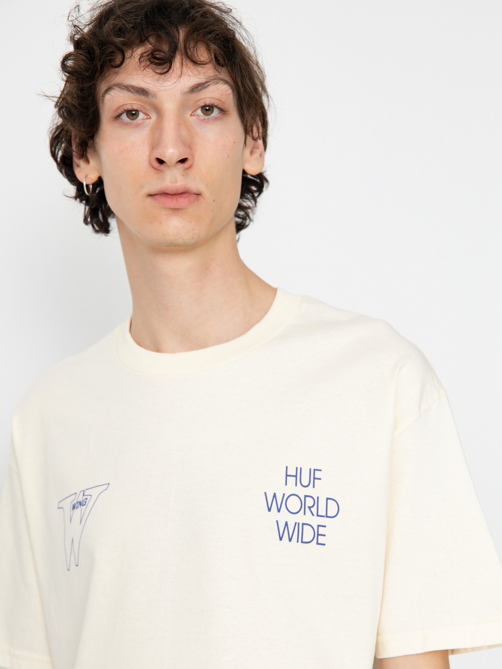 HUF Gundam Wing Heads póló (bone)