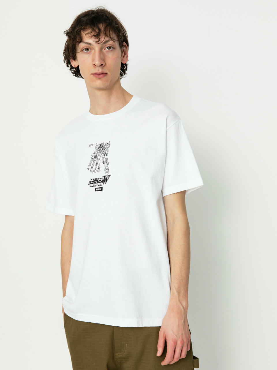 HUF Heavy Arms Schematics póló (white)