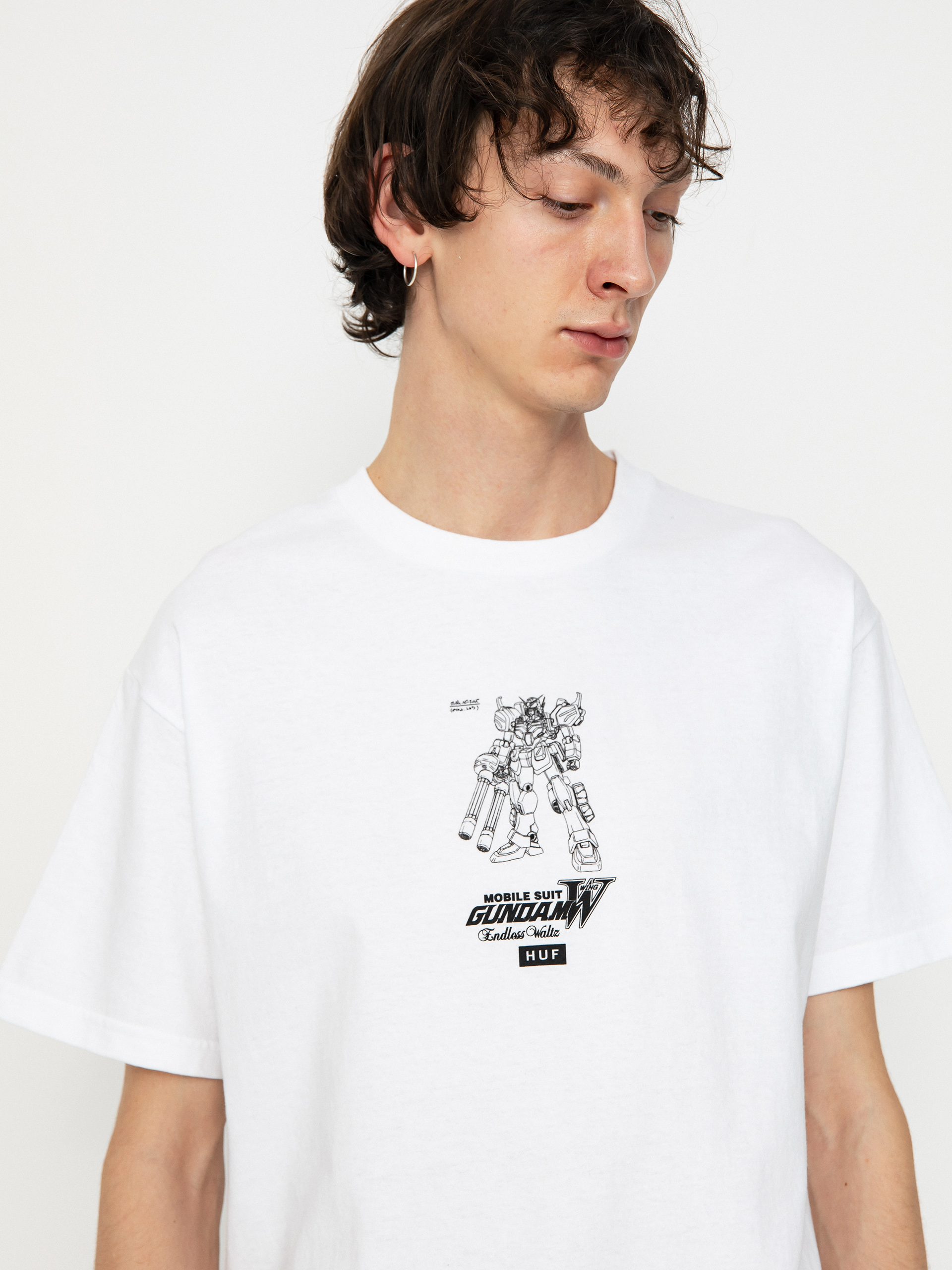 HUF Heavy Arms Schematics póló (white)