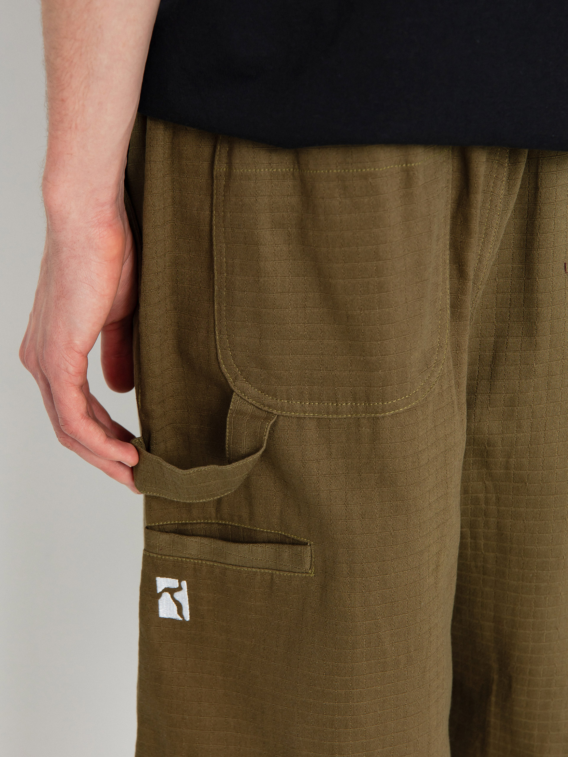 Poetic Collective Sculptor OTD Kisnadrág (olive ripstop)