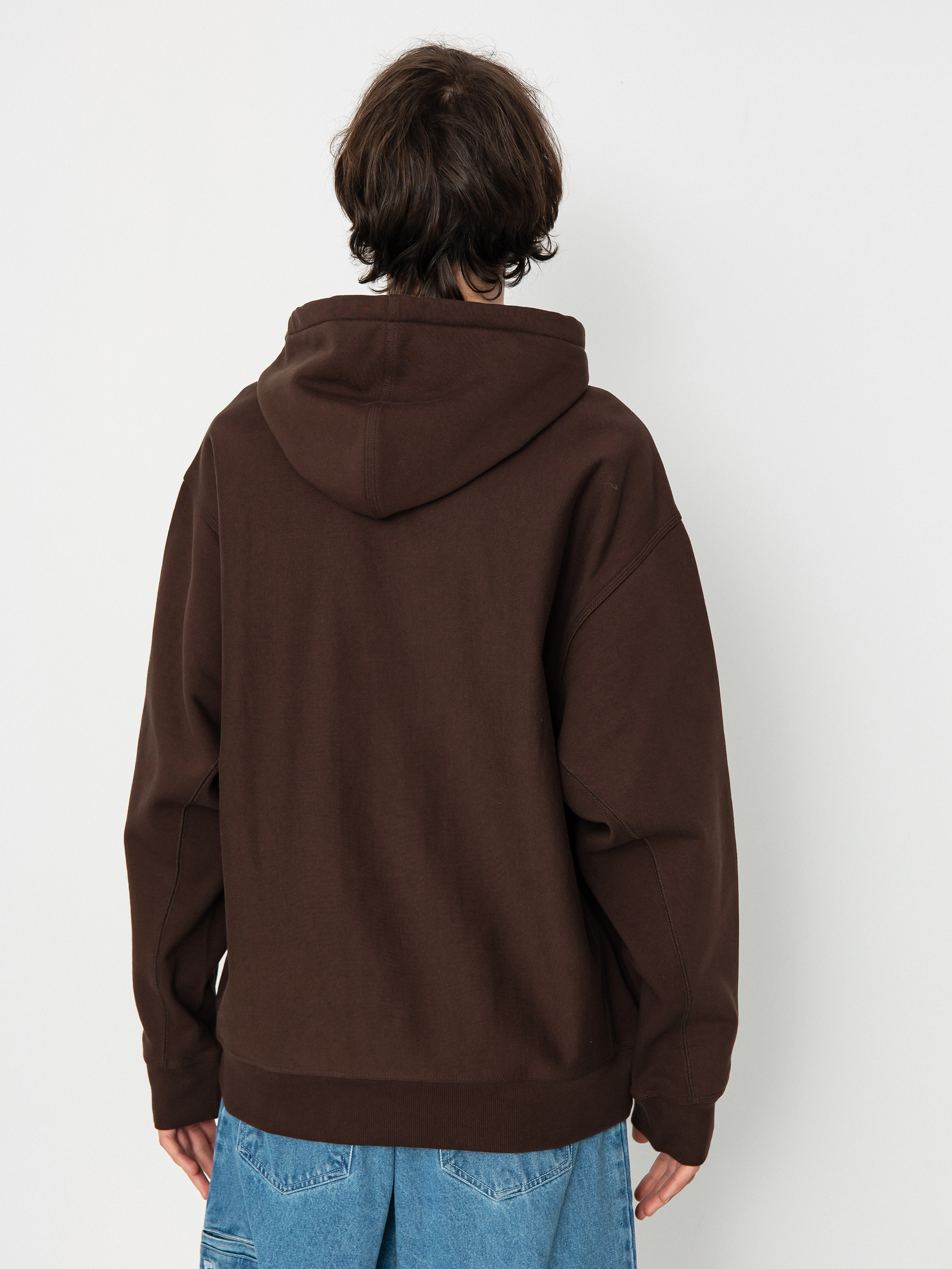Carhartt WIP American Script HD Kapucnis pulóver (tobacco)