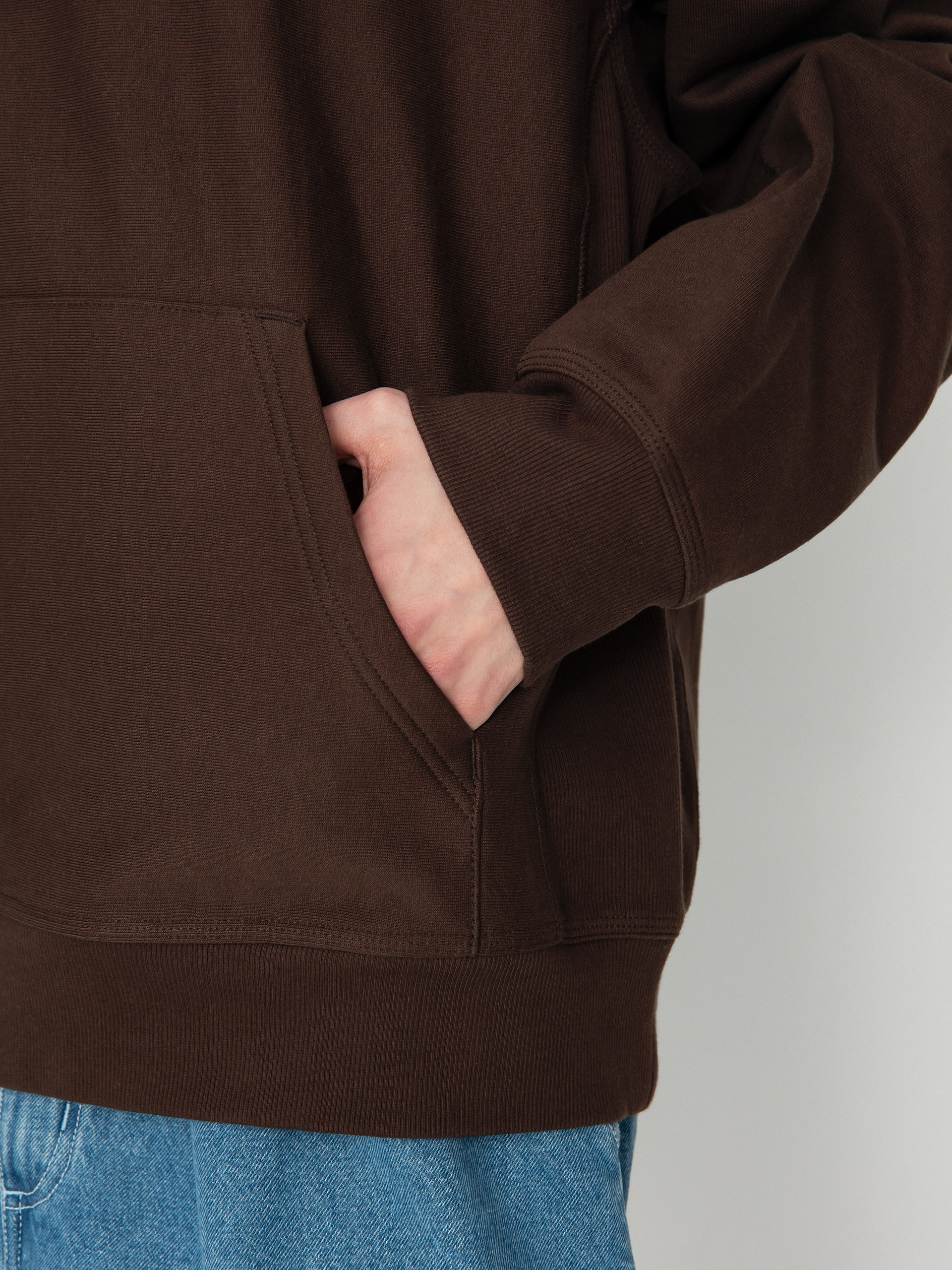 Carhartt WIP American Script HD Kapucnis pulóver (tobacco)