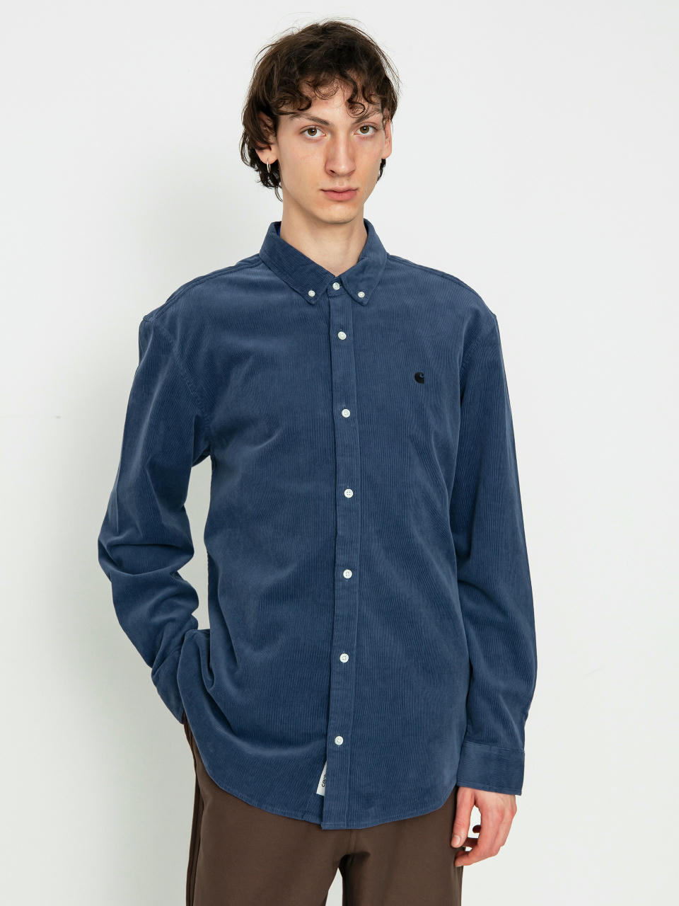 Carhartt WIP Madison Fine Cord Ing (hudson blue/black)