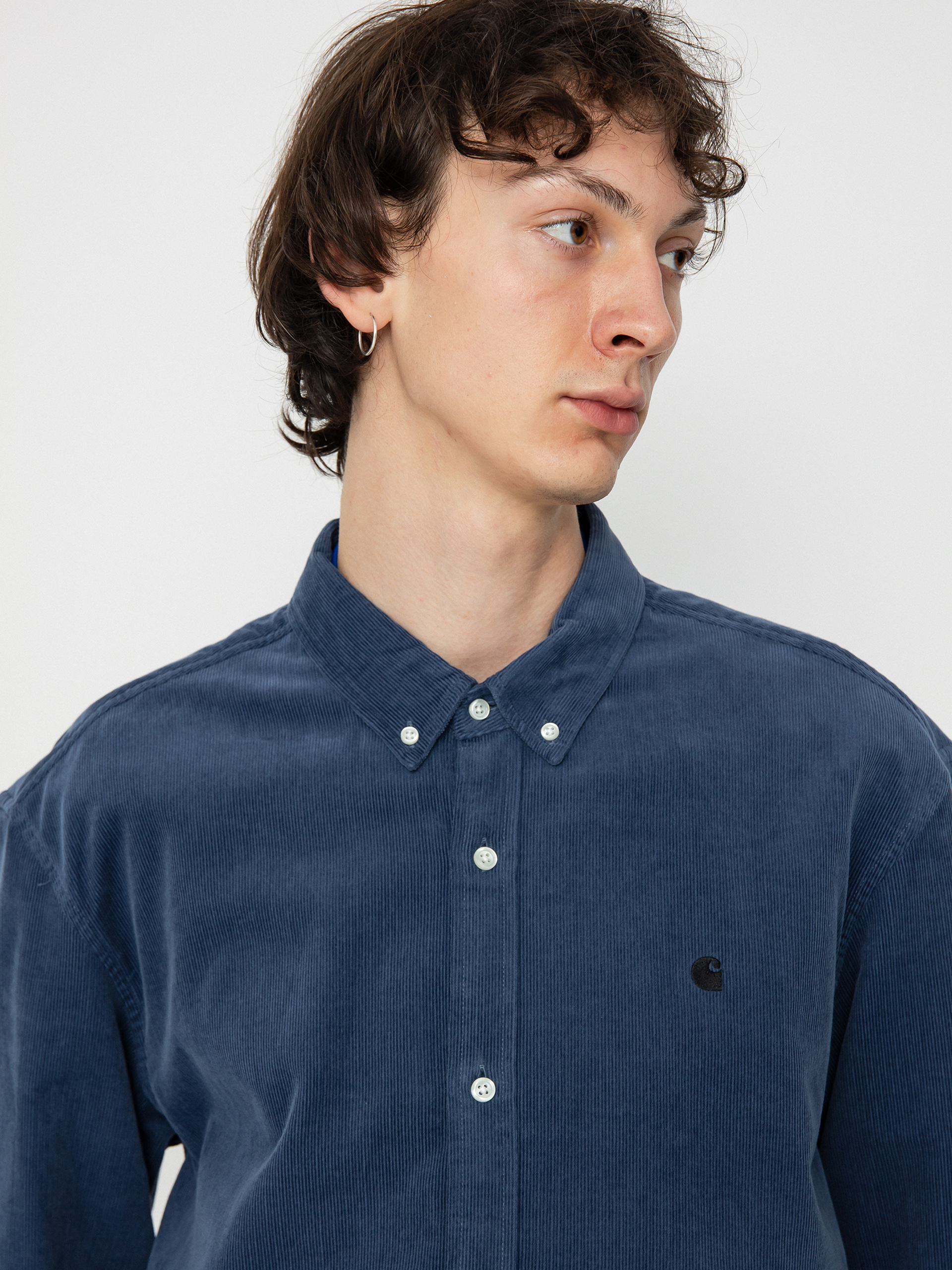 Carhartt WIP Madison Fine Cord Ing (hudson blue/black)
