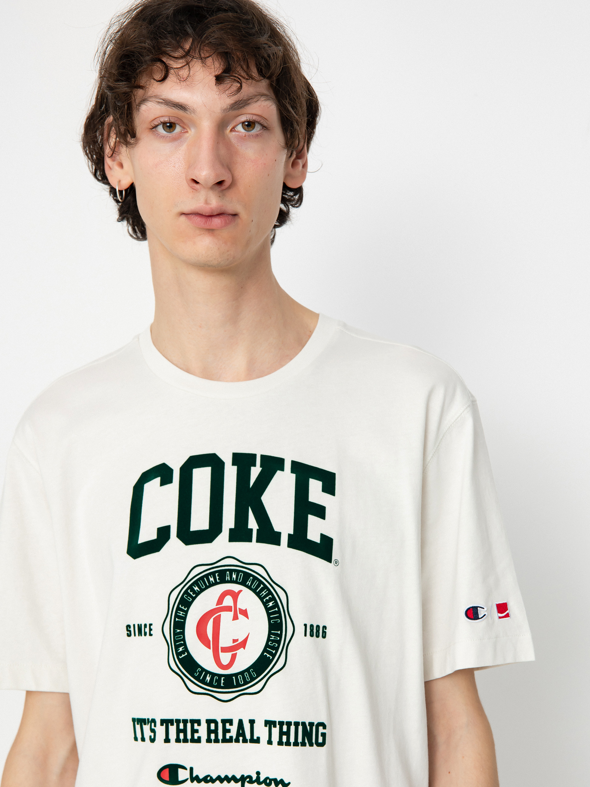 Champion X Coca Cola Crewneck T-Shirt 220183 Ujjatlan felső (vapy)