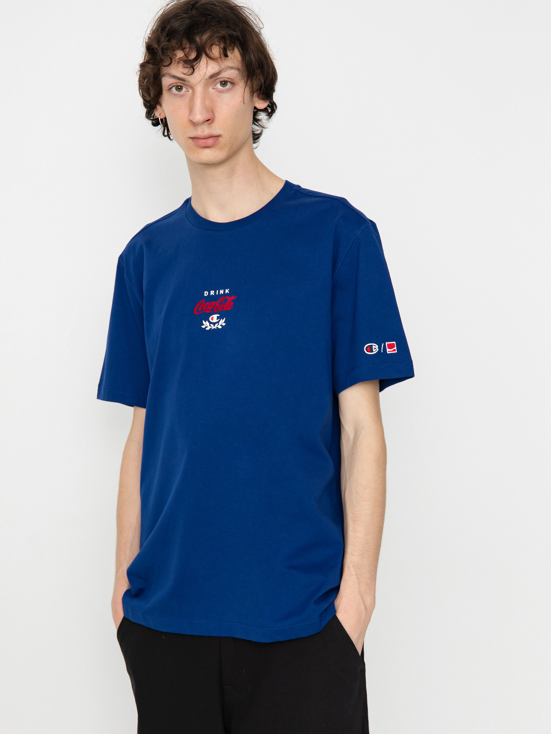 Champion X Coca Cola Crewneck T-Shirt 220184 Ujjatlan felső (bwb)