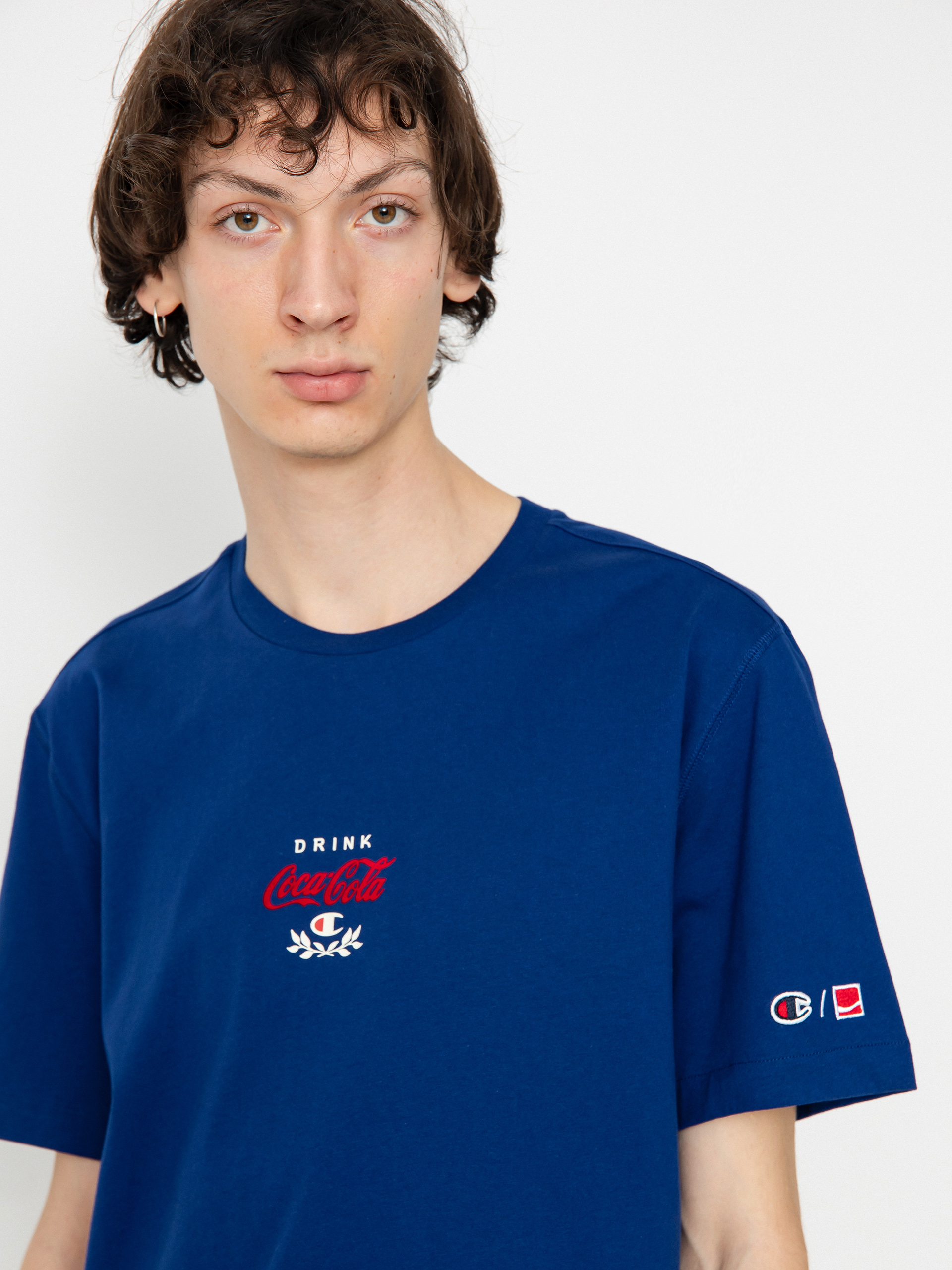 Champion X Coca Cola Crewneck T-Shirt 220184 Ujjatlan felső (bwb)