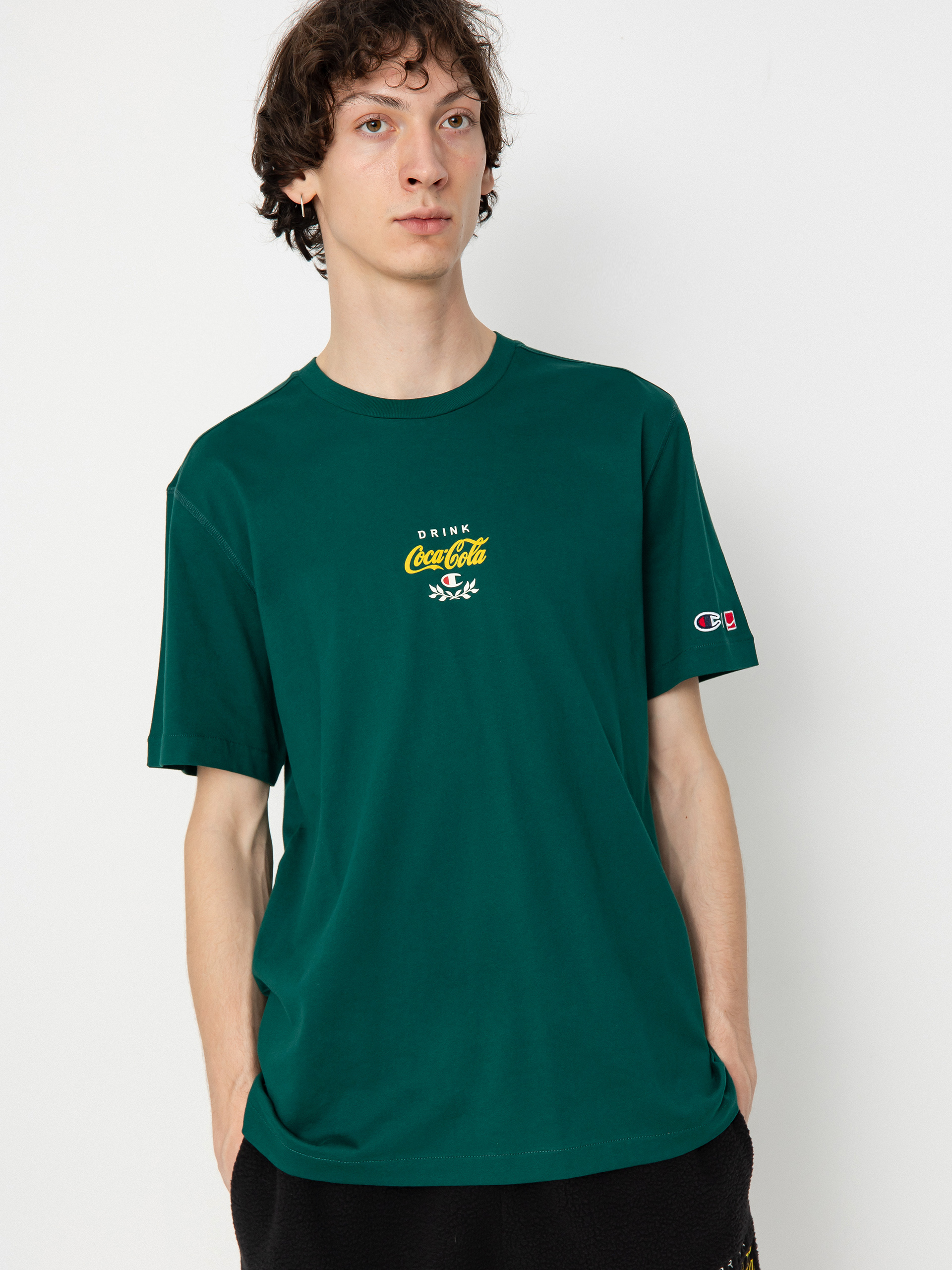 Champion X Coca Cola Crewneck T-Shirt 220184 Ujjatlan felső (hlg)
