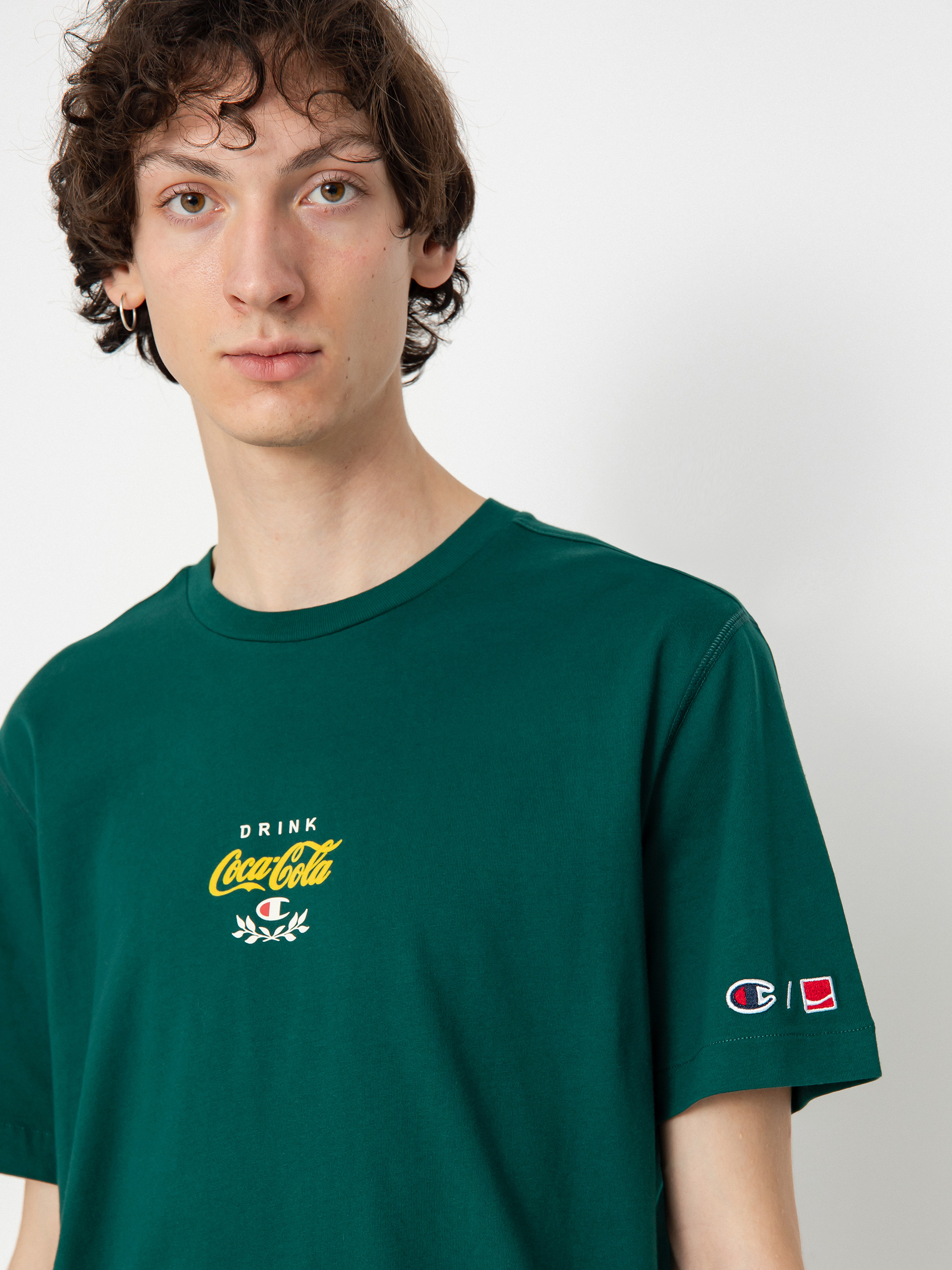 Champion X Coca Cola Crewneck T-Shirt 220184 Ujjatlan felső (hlg)