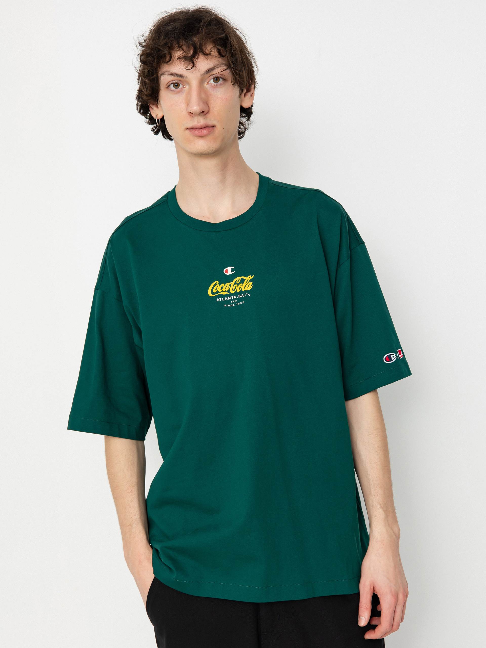 Champion X Coca Cola Crewneck T-Shirt 220186 Ujjatlan felső (hlg)