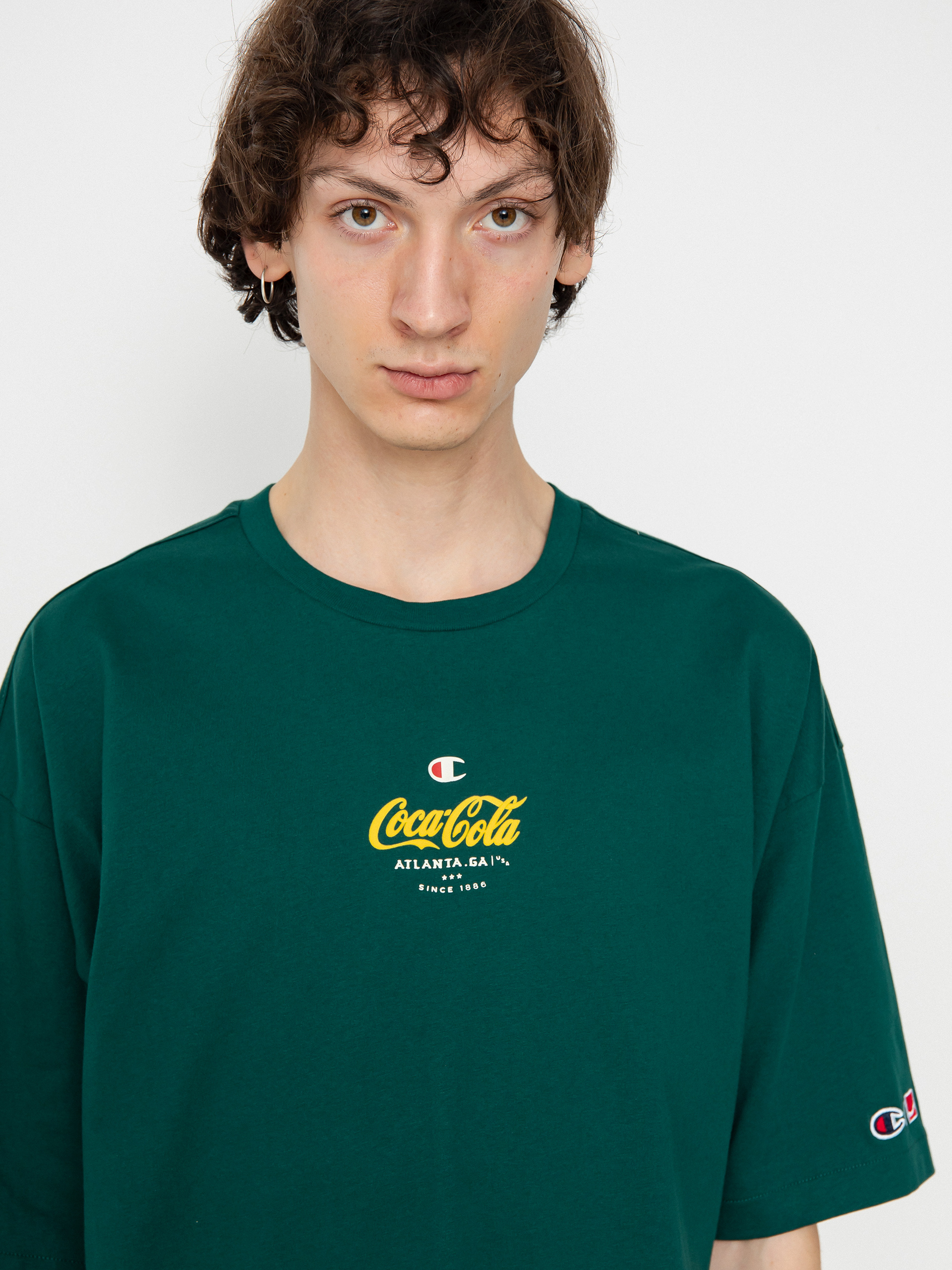 Champion X Coca Cola Crewneck T-Shirt 220186 Ujjatlan felső (hlg)
