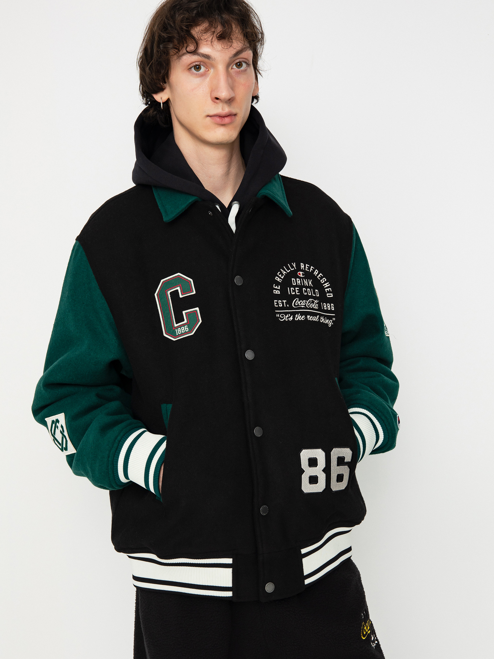 Champion X Coca Cola Bomber Jacket 220191 Dzseki (nbk/hlg/ofw)