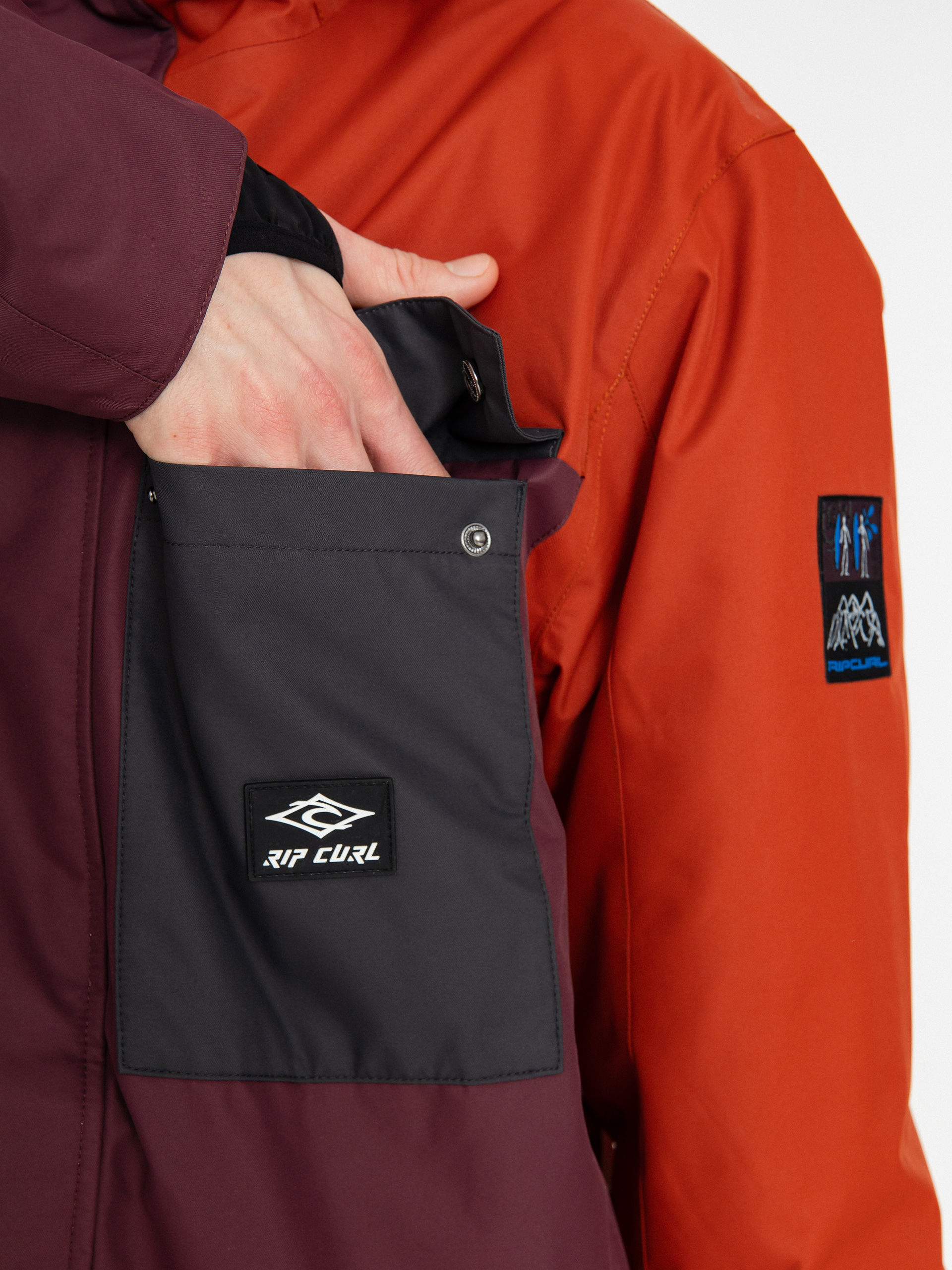 Férfi Rip Curl Pinnacle Snowboard dzseki (picante)