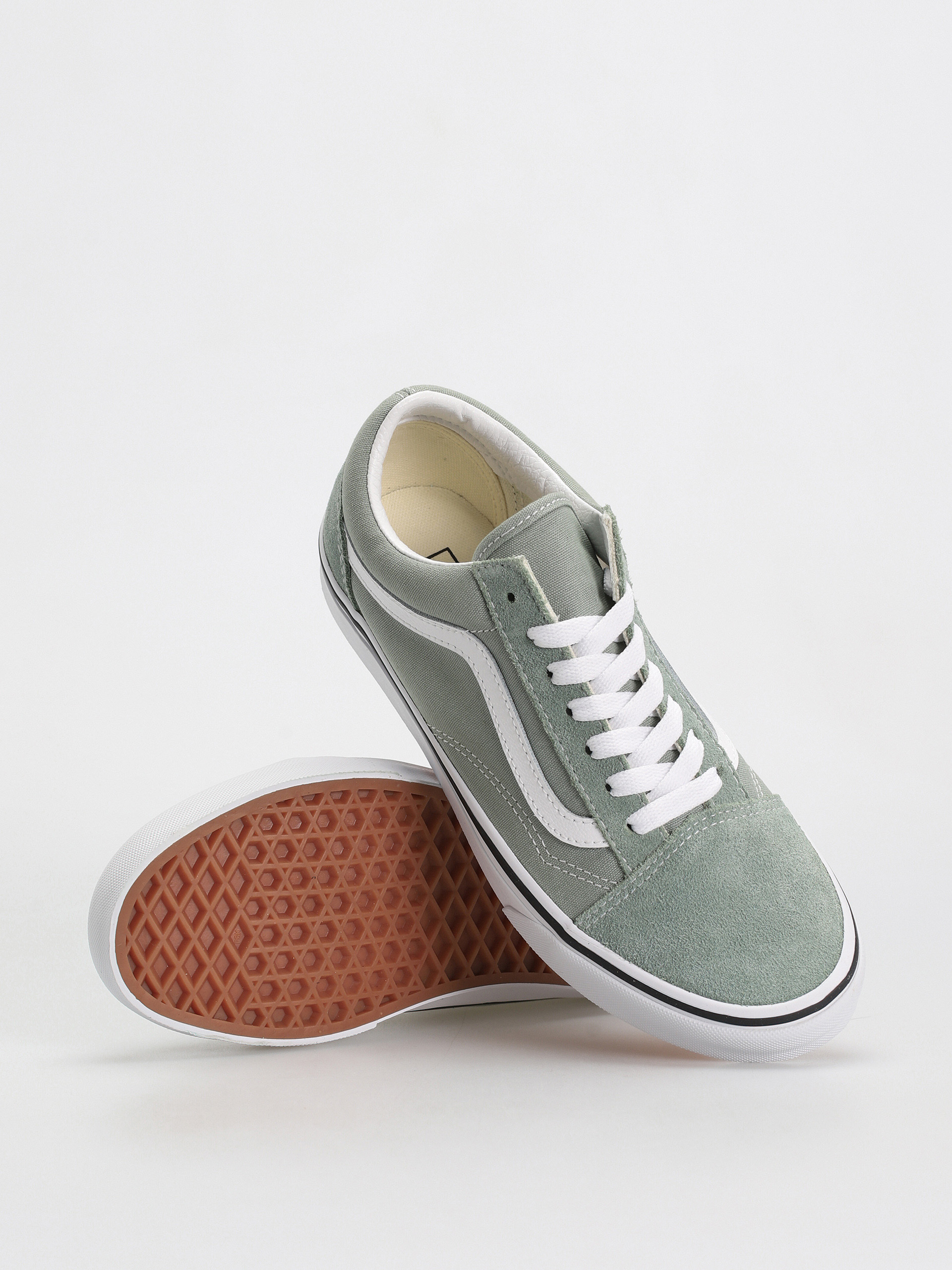 Vans Old Skool Cipők (color theory iceberg green)