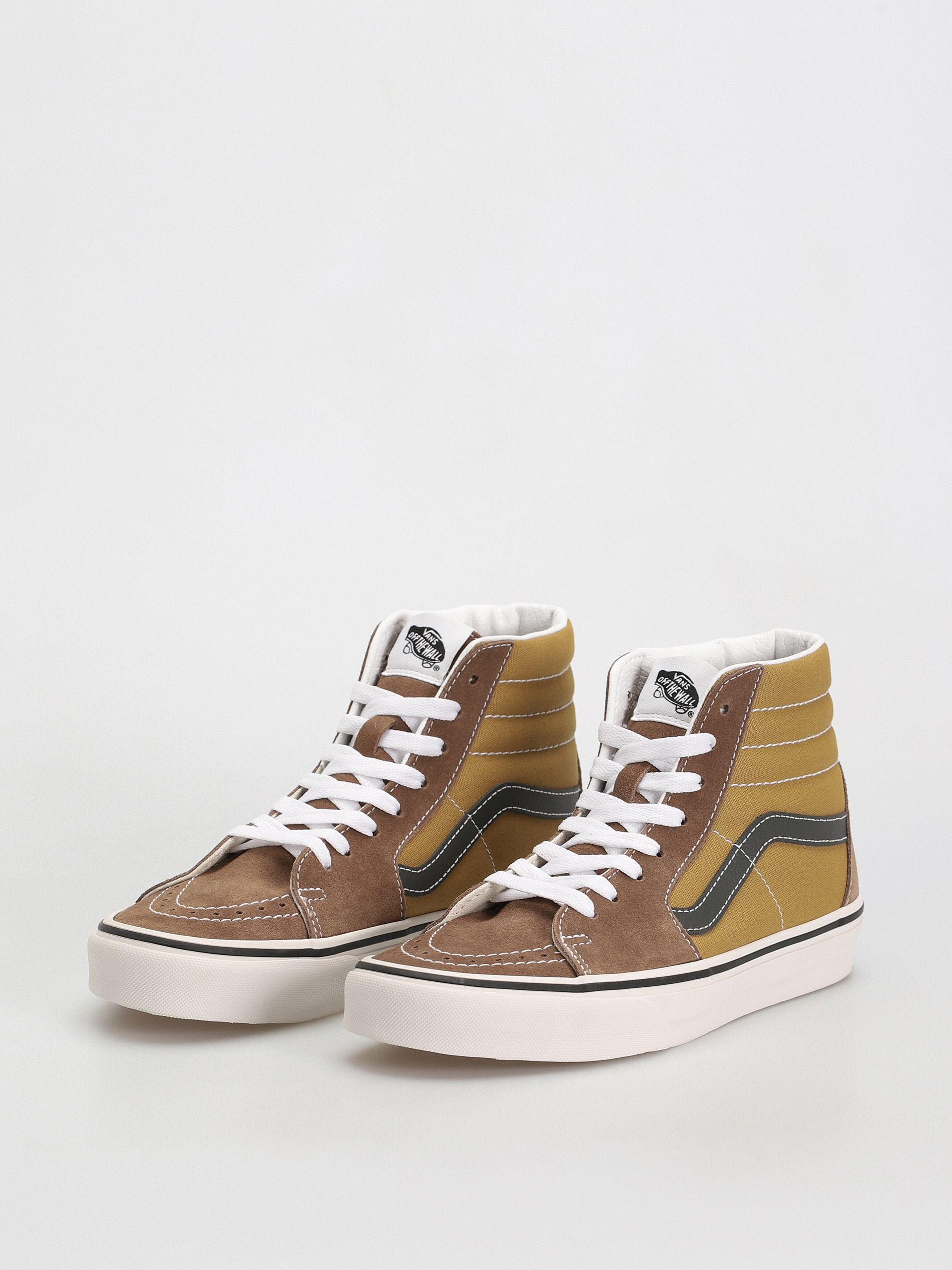 Vans Sk8 Hi Cipők (canvas/suede pop brown/multi)