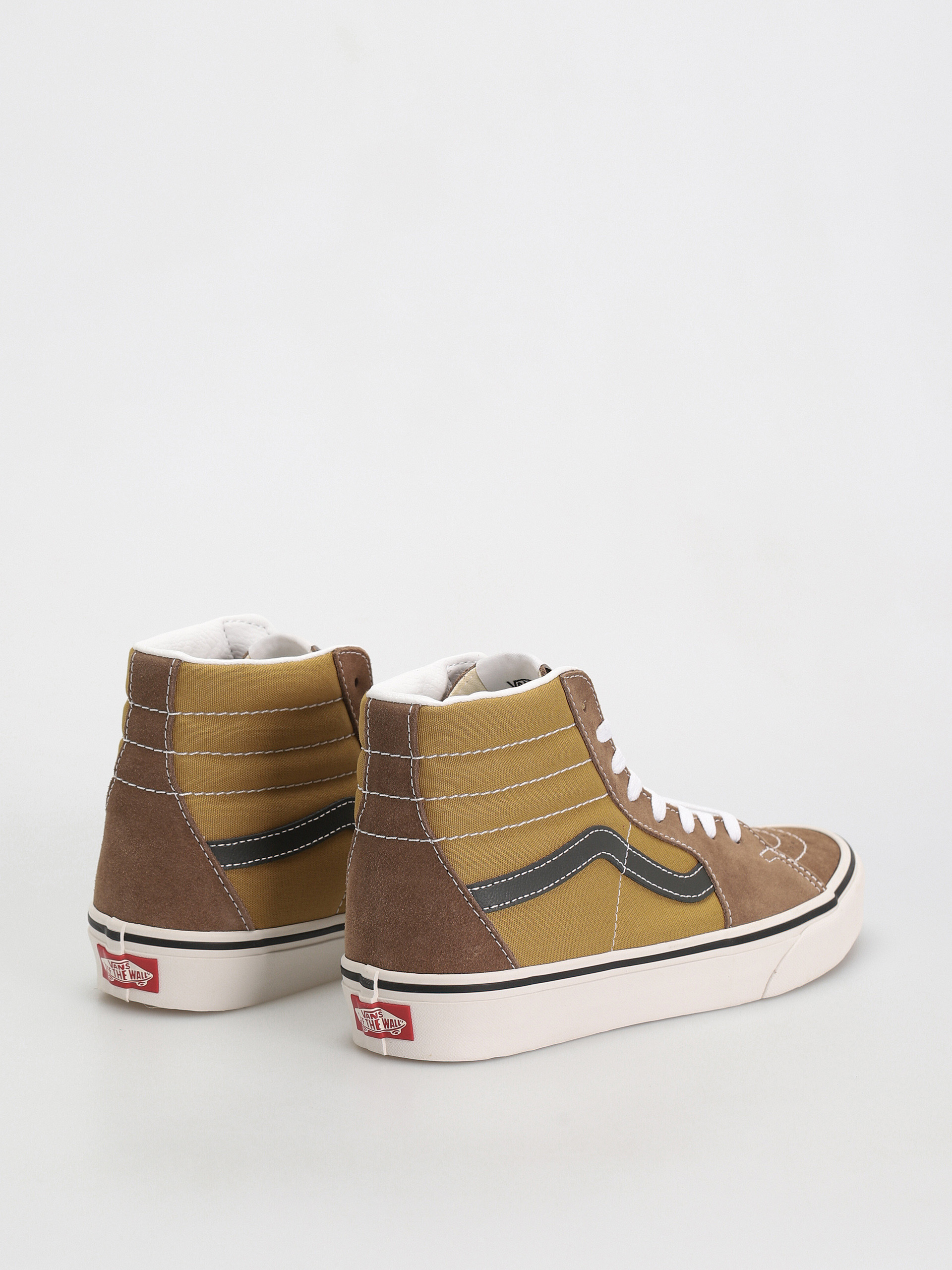Vans Sk8 Hi Cipők (canvas/suede pop brown/multi)