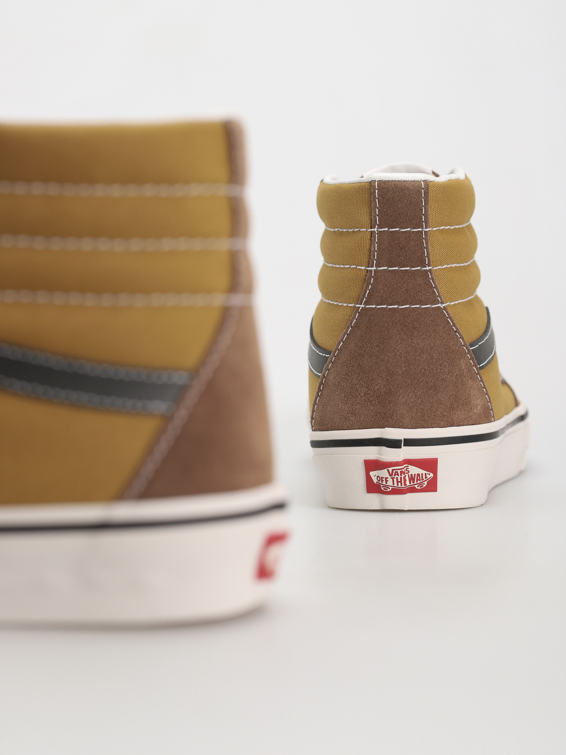 Vans Sk8 Hi Cipők (canvas/suede pop brown/multi)