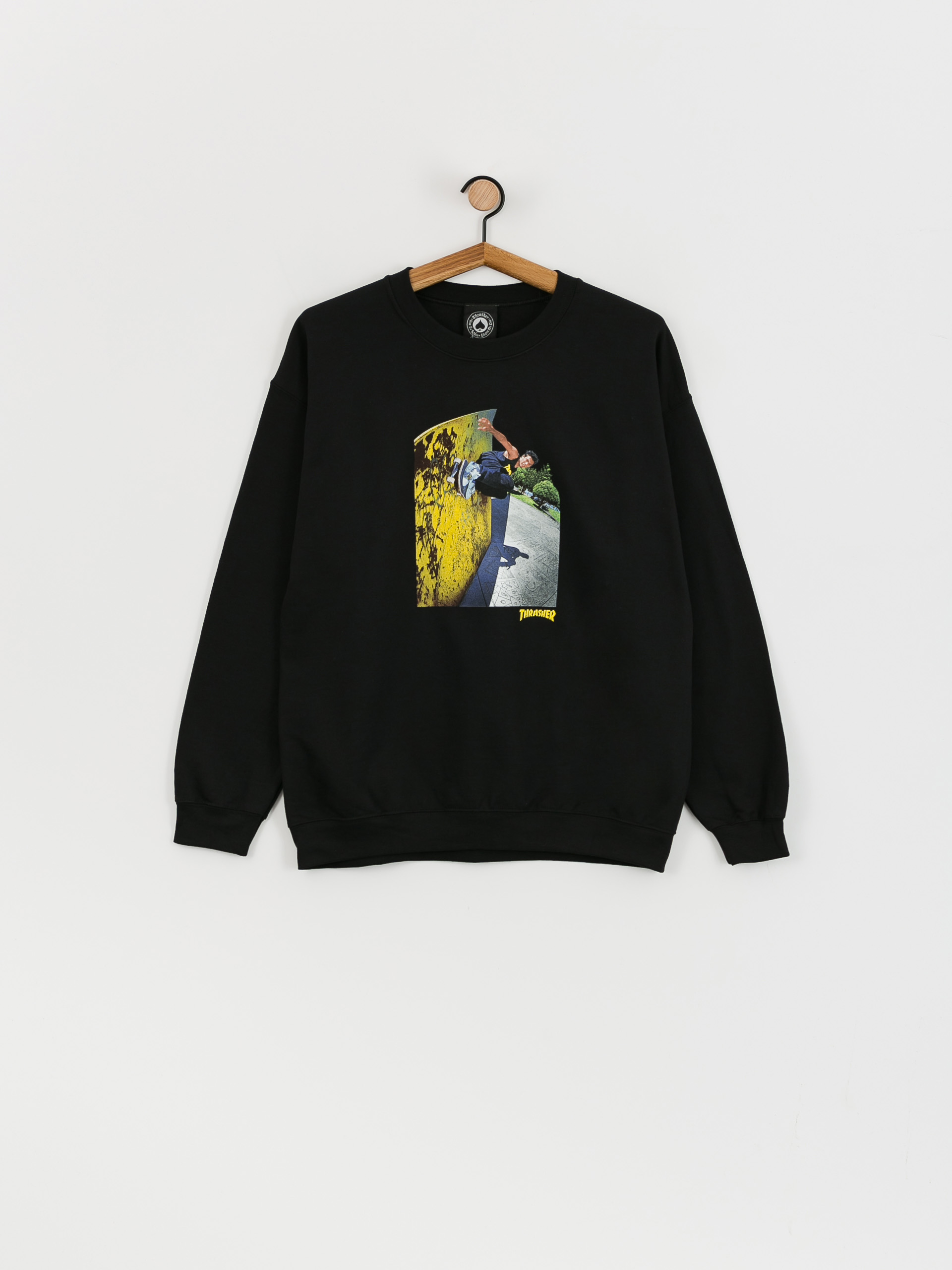 Thrasher Mic E Wallride Pulóver (black)