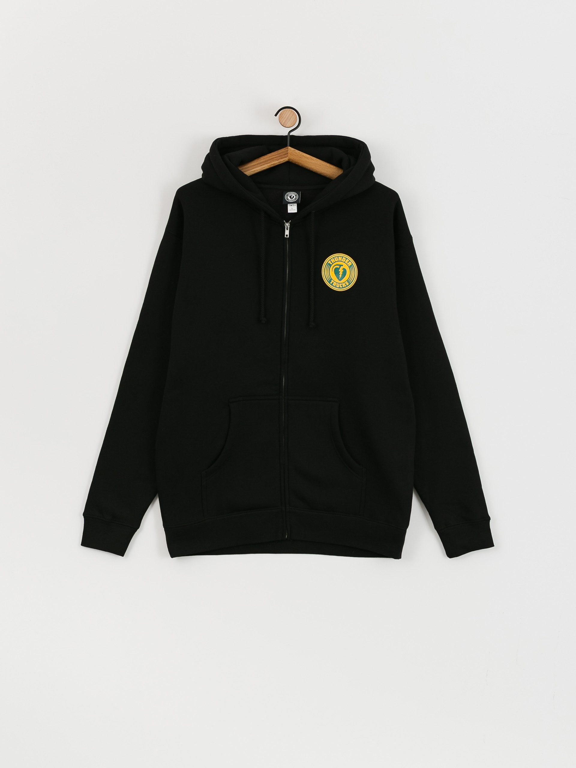 Thunder Chrgd Grnd ZHD Kapucnis pulóver (black/teal)