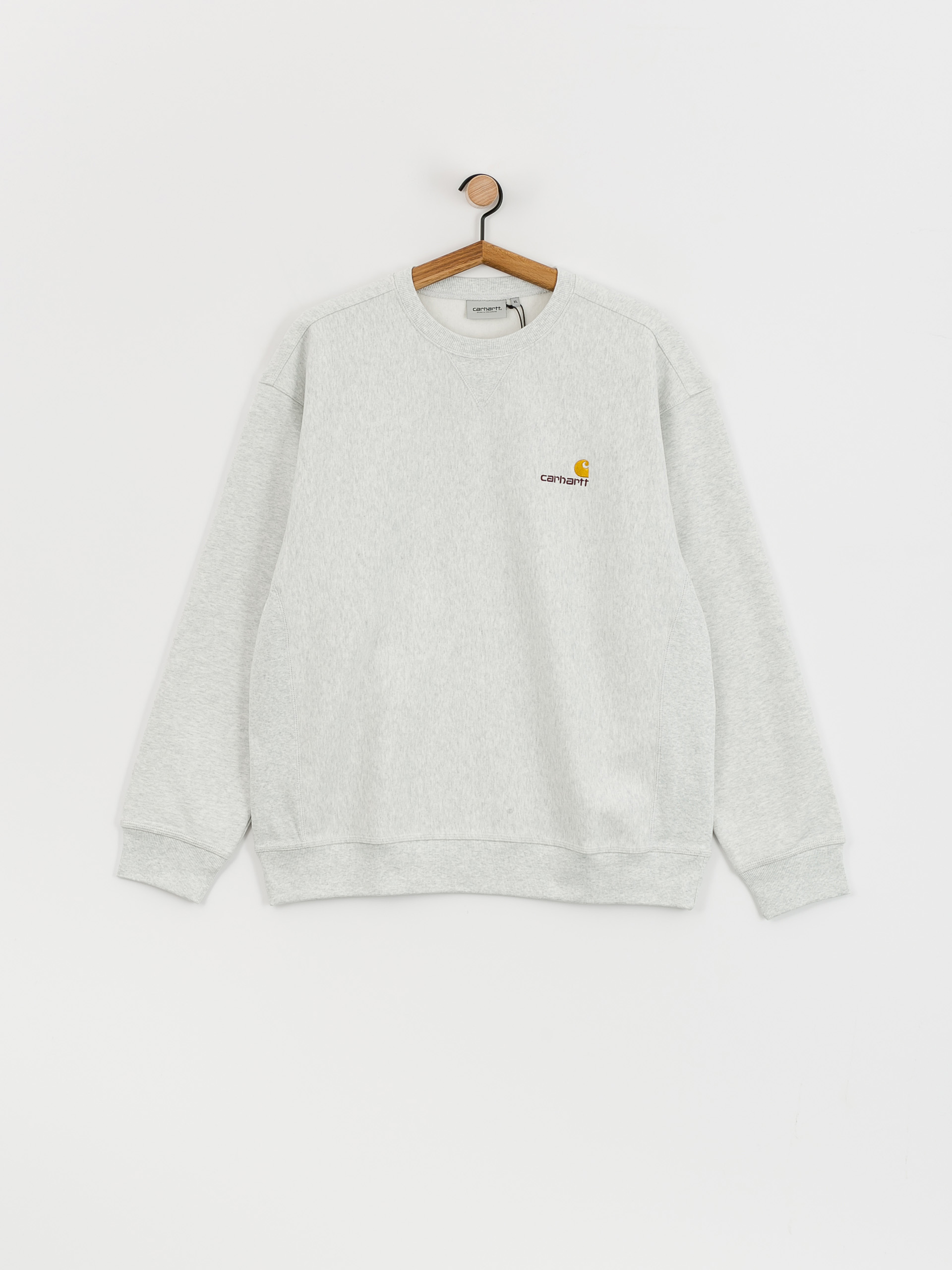 Carhartt WIP American Script Pulóver (ash heather)
