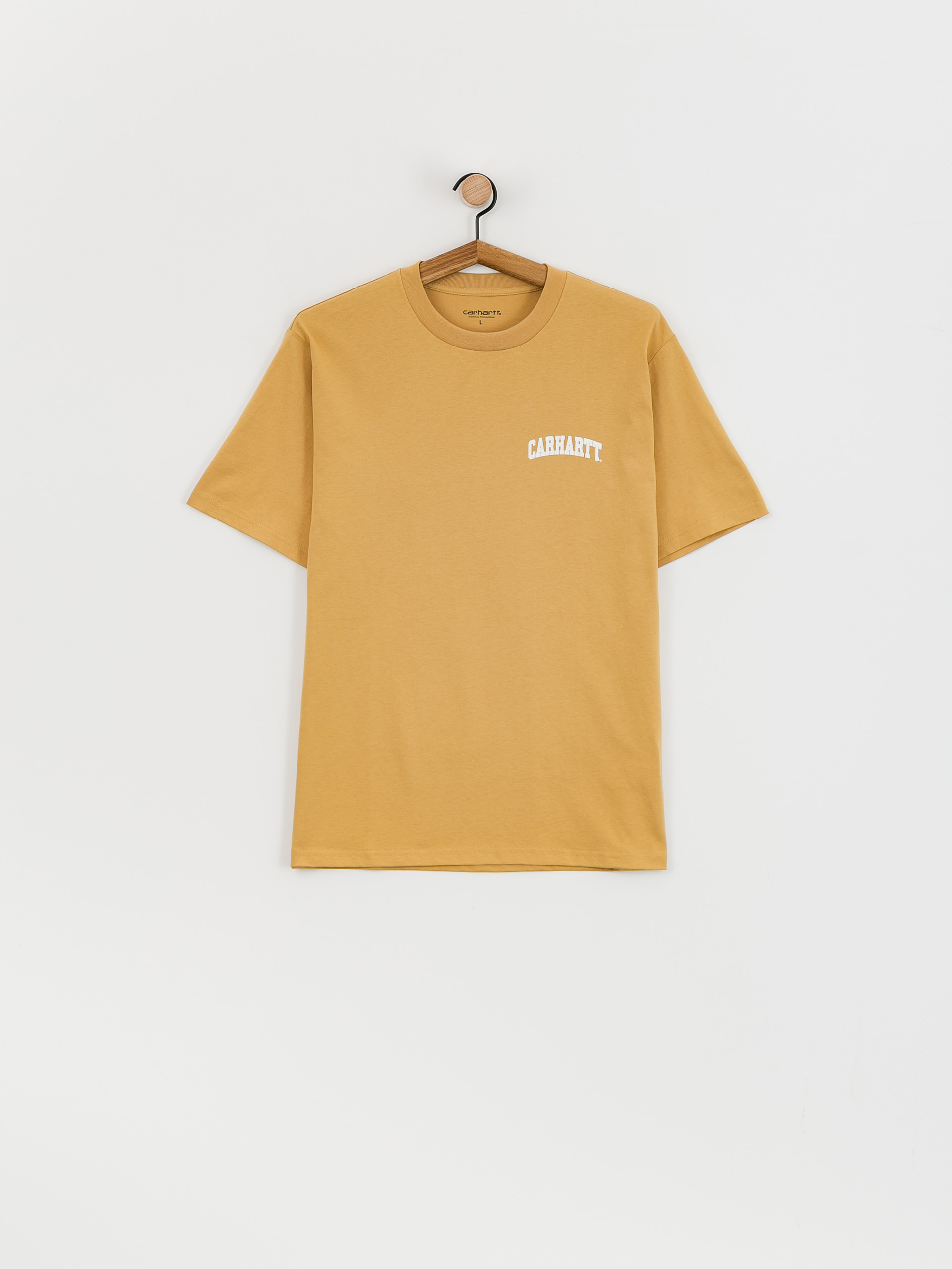 Carhartt WIP University Script Póló (bourbon/white)