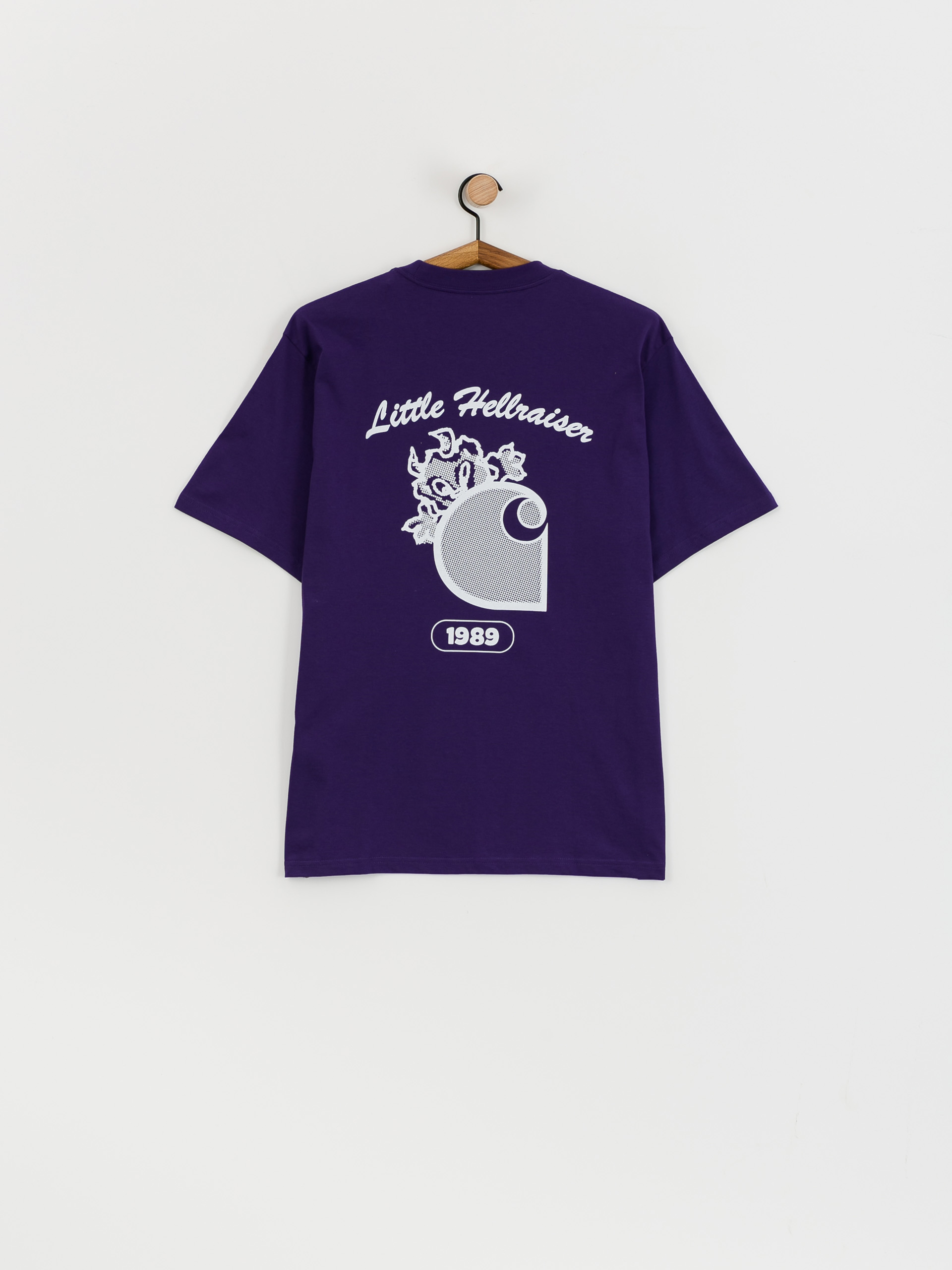 Carhartt WIP Little Hellraiser Póló (tyrian/white)