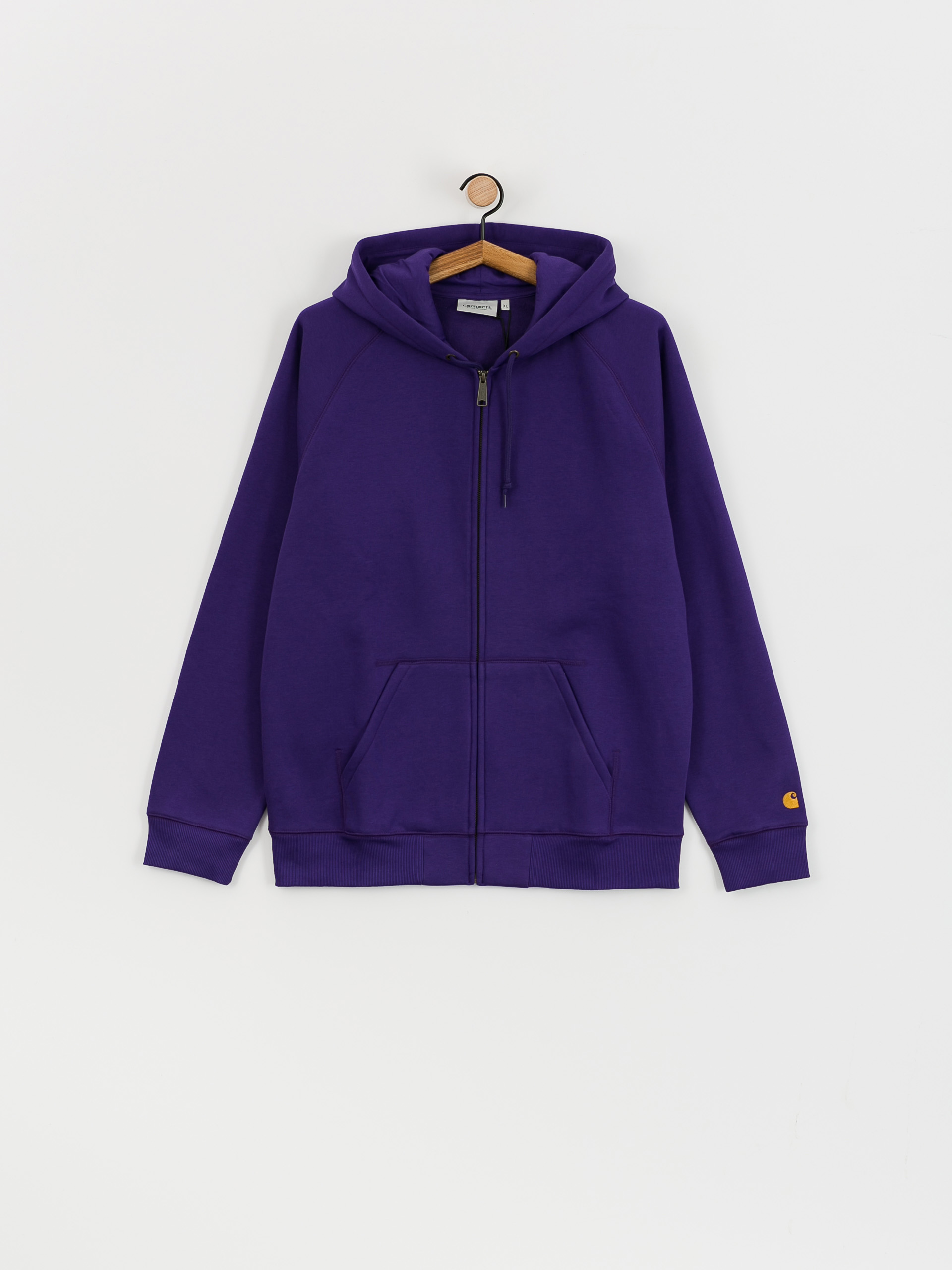 Carhartt WIP Chase ZHD Kapucnis pulóver (tyrian/gold)