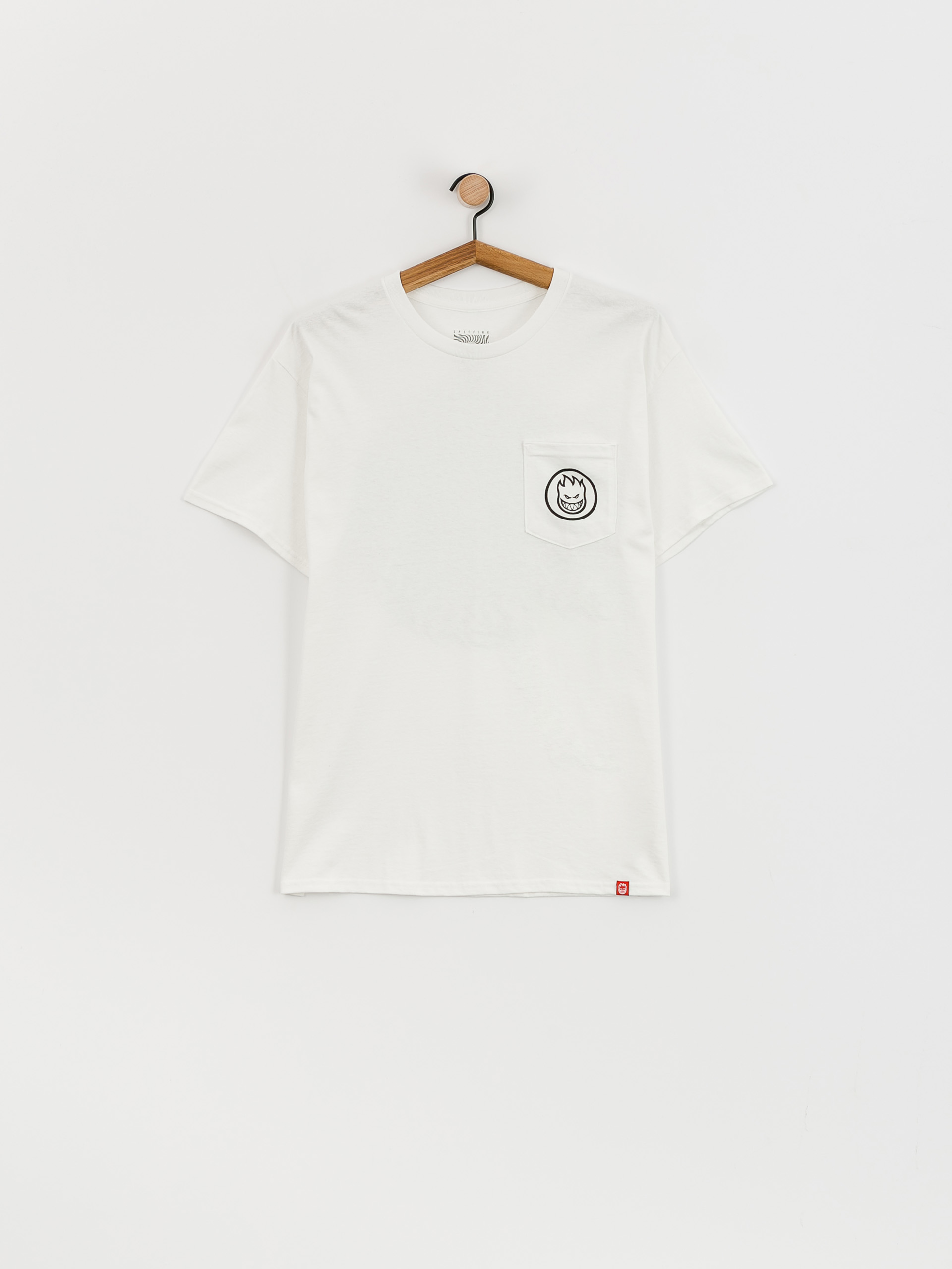 Spitfire Pocket Swrld Classic Póló (white/black)