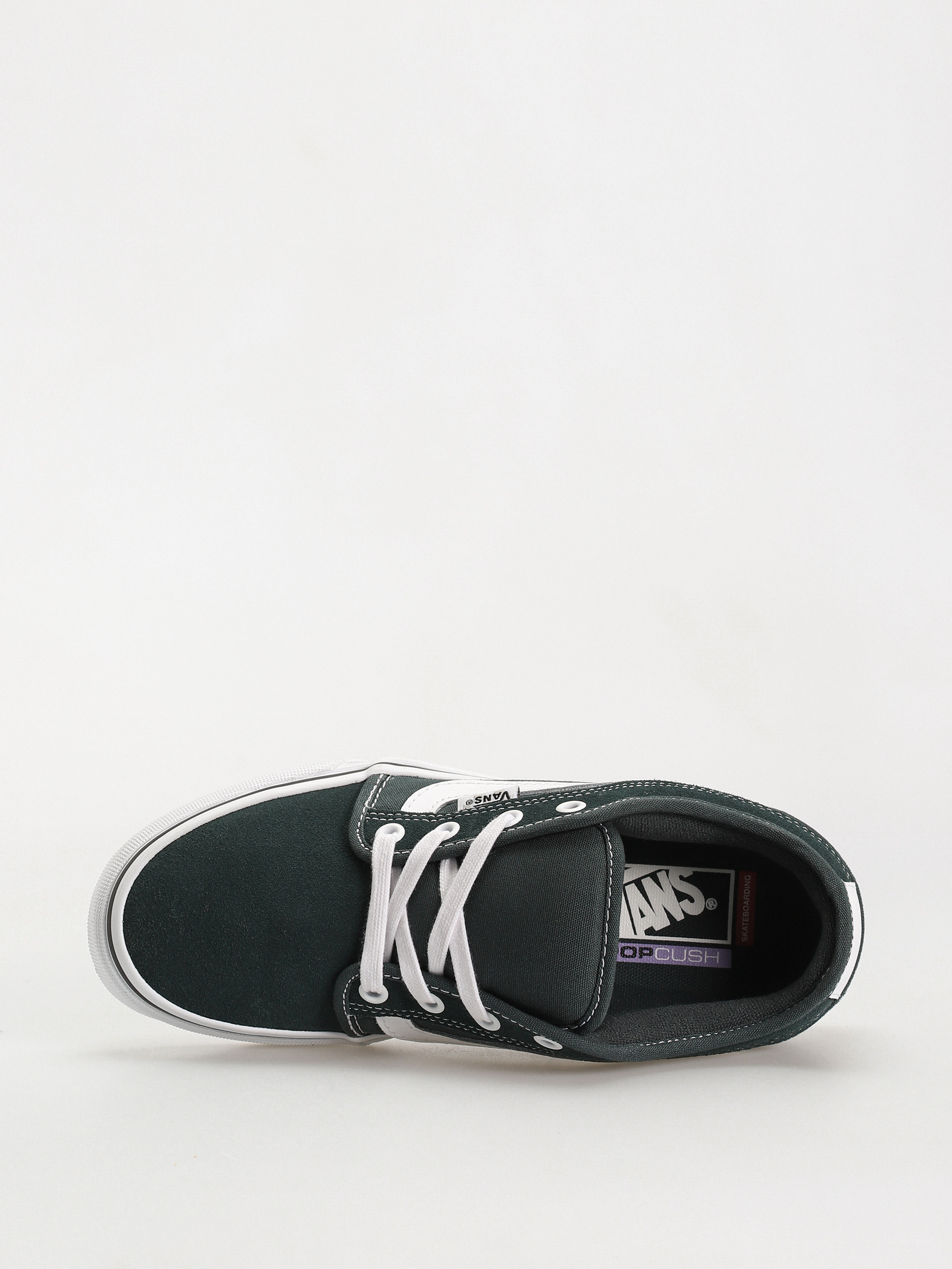 Vans Chukka Low Sidestripe Cipők (green gables/true white)