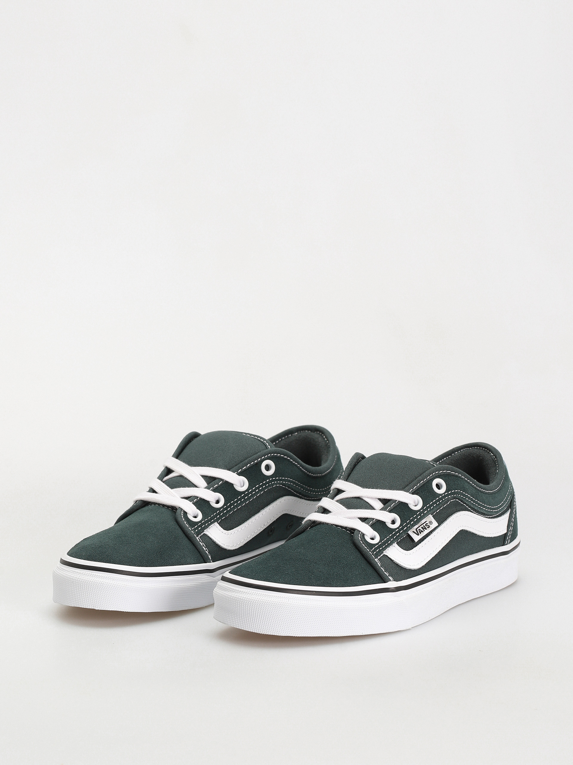 Vans Chukka Low Sidestripe Cipők (green gables/true white)