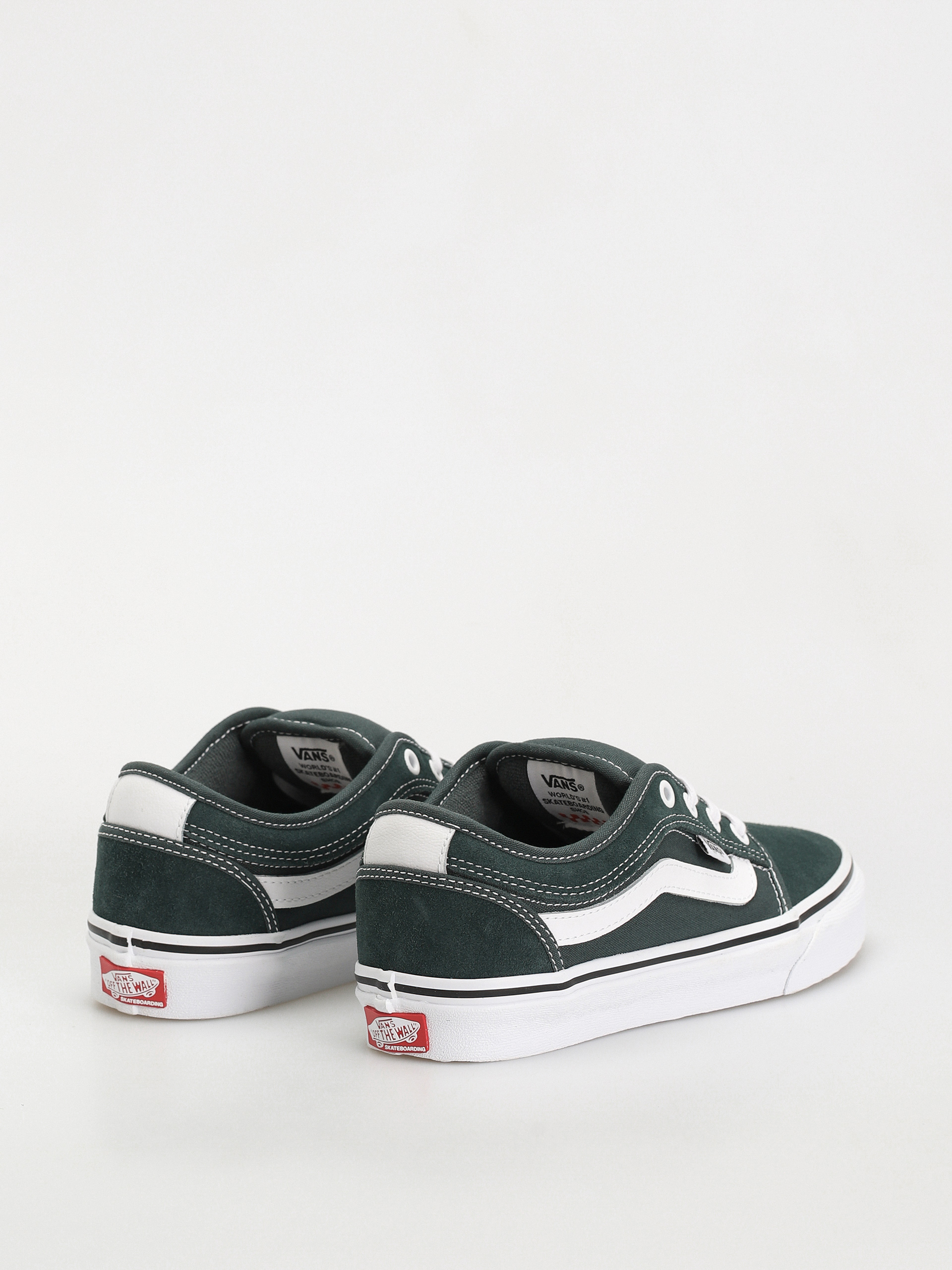 Vans Chukka Low Sidestripe Cipők (green gables/true white)