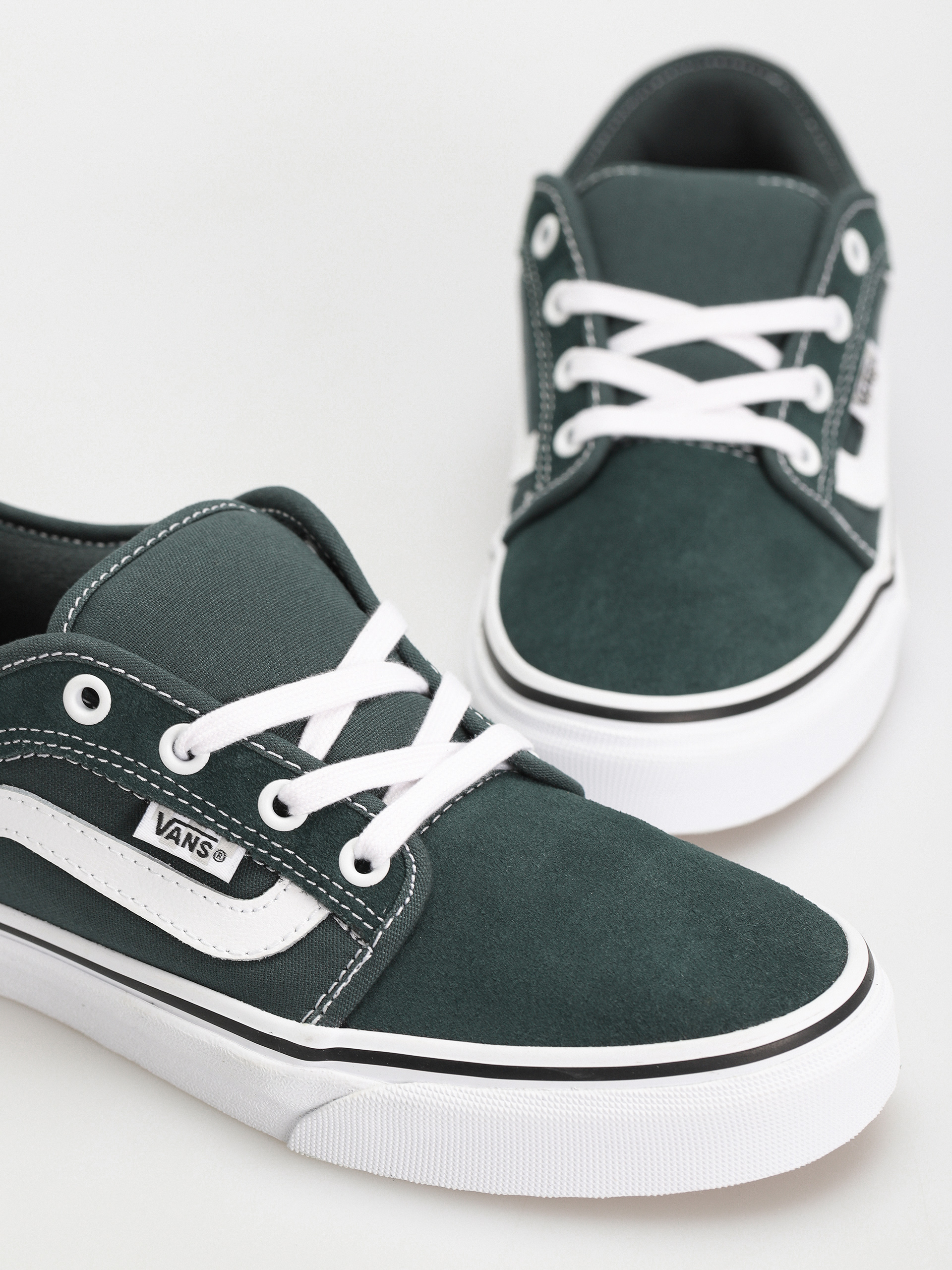 Vans Chukka Low Sidestripe Cipők (green gables/true white)