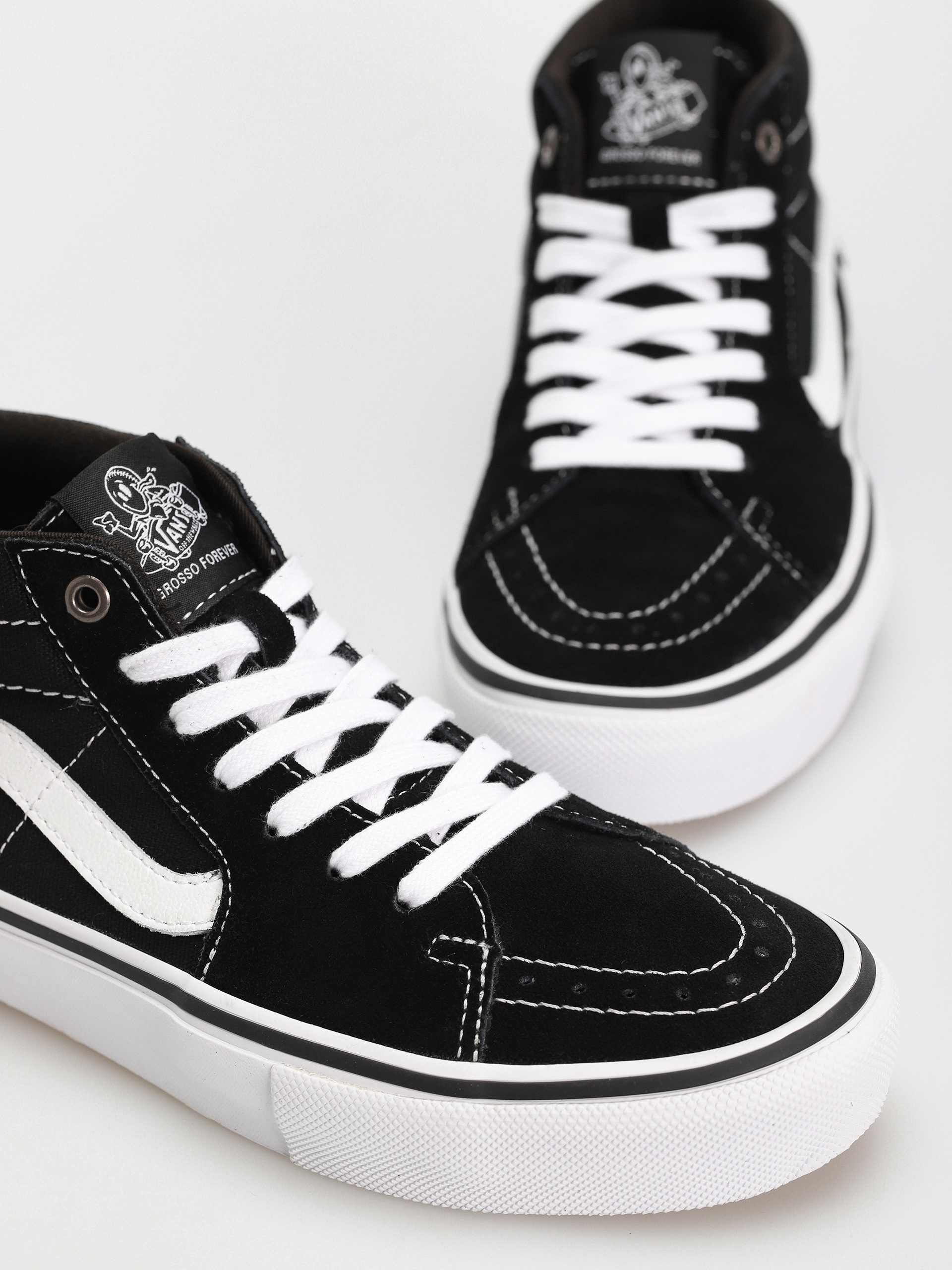 Vans Skate Grosso Mid Cipők (black/white)