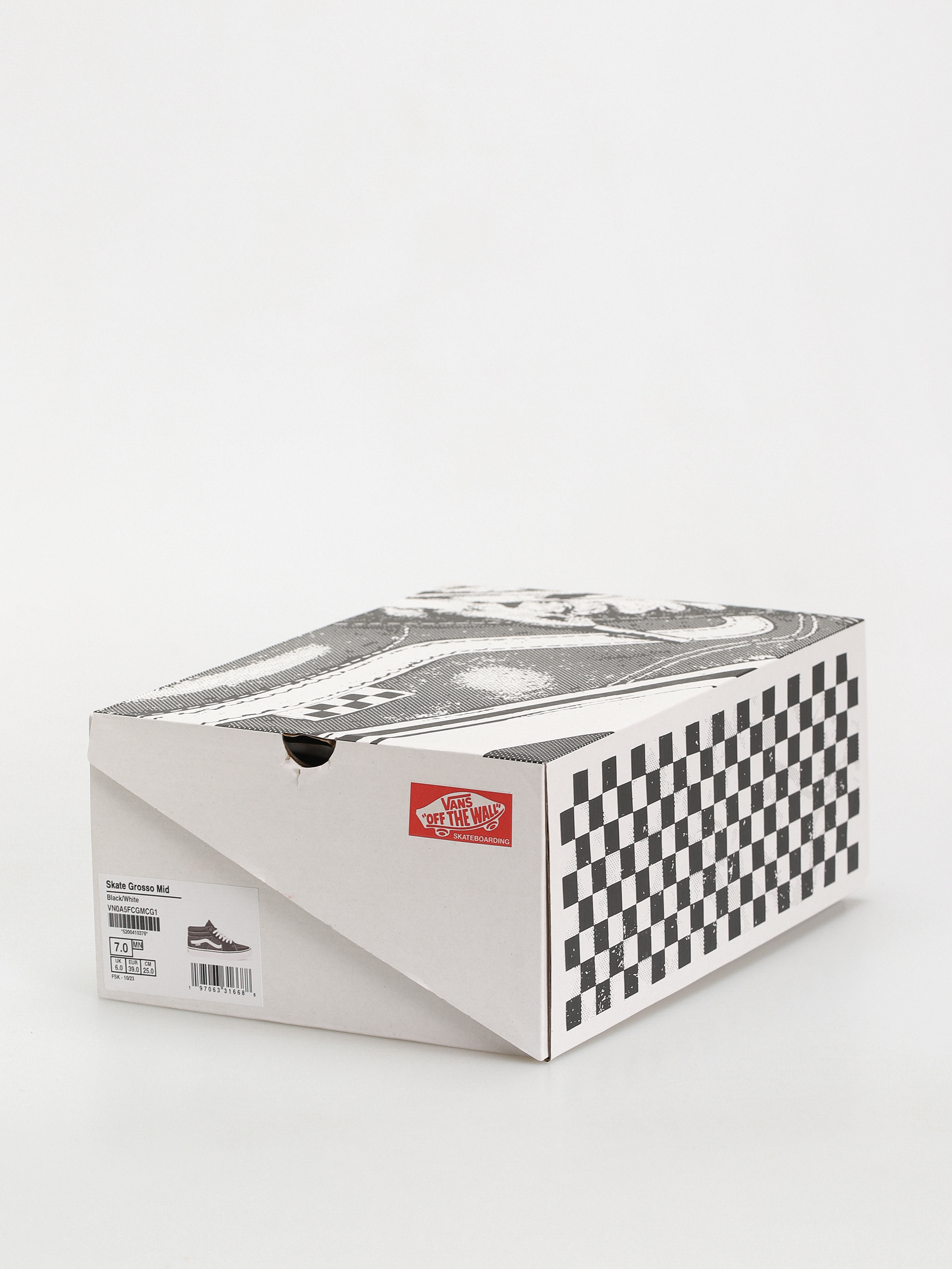 Vans Skate Grosso Mid Cipők (black/white)