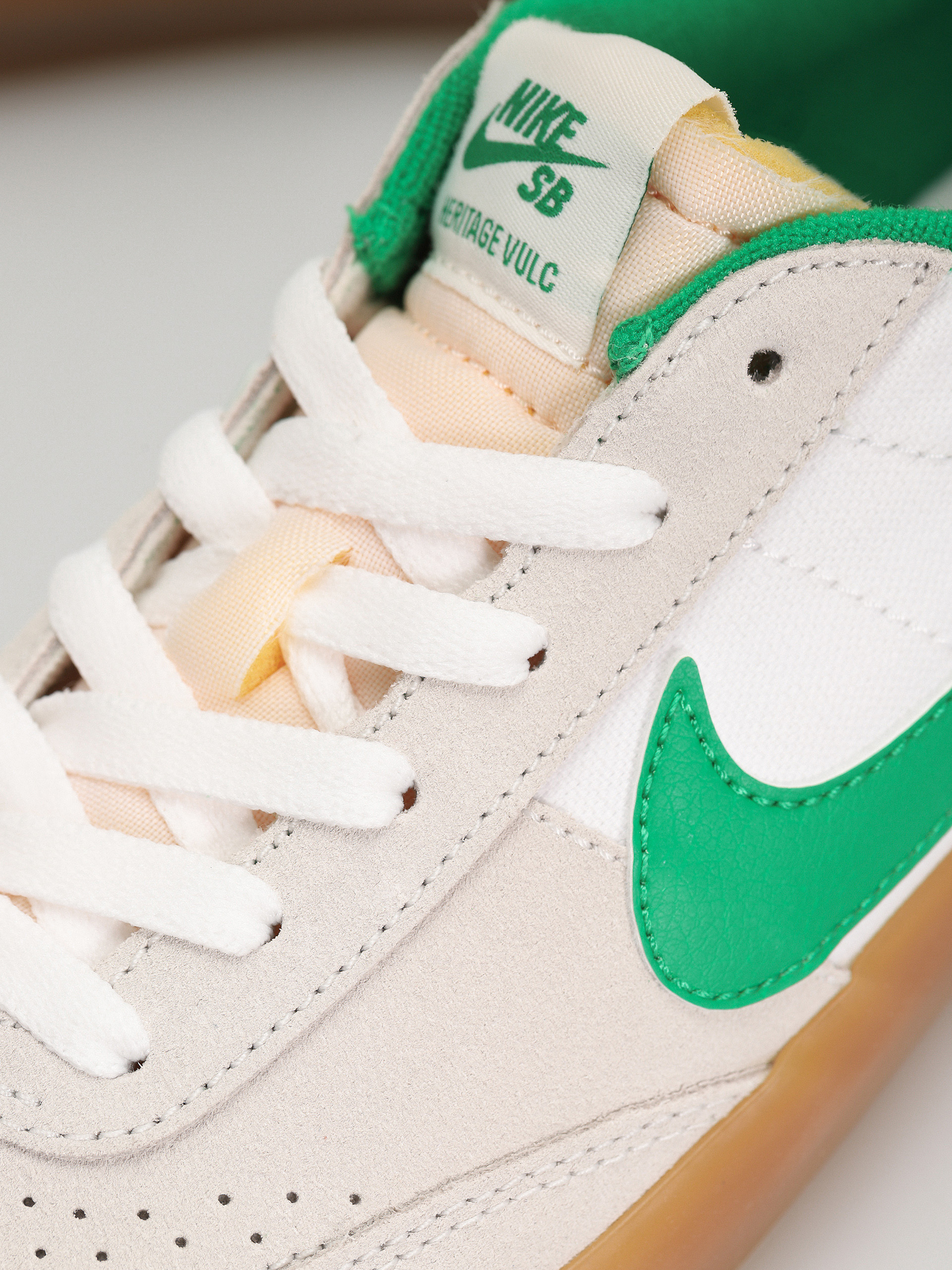 Nike SB Heritage Vulc Cipők (summit white/lucky green white)