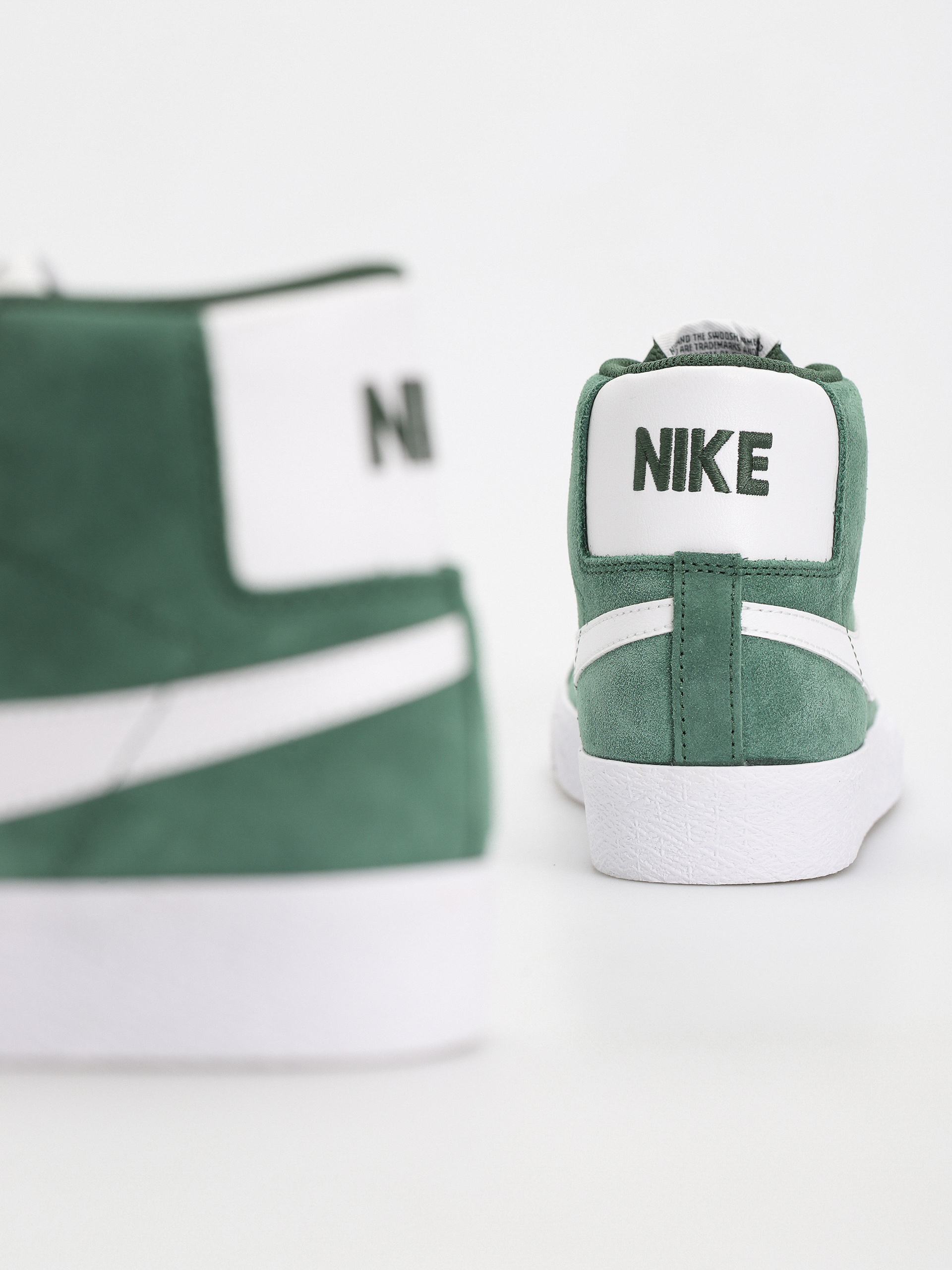 Nike SB Zoom Blazer Mid Cipők (fir/white fir white)