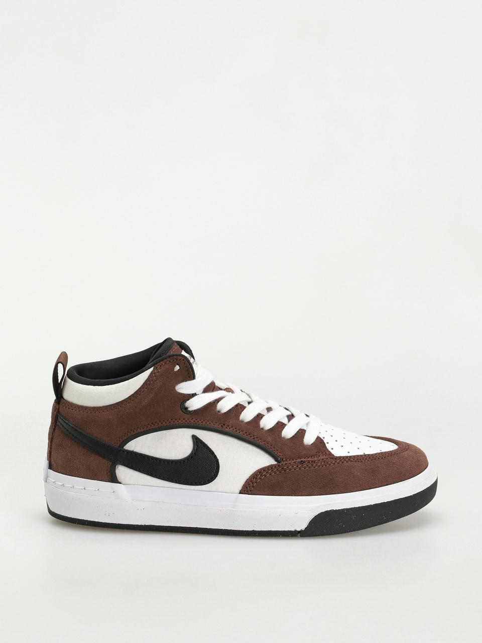 Nike SB React Leo Cipők (lt chocolate/black white black)